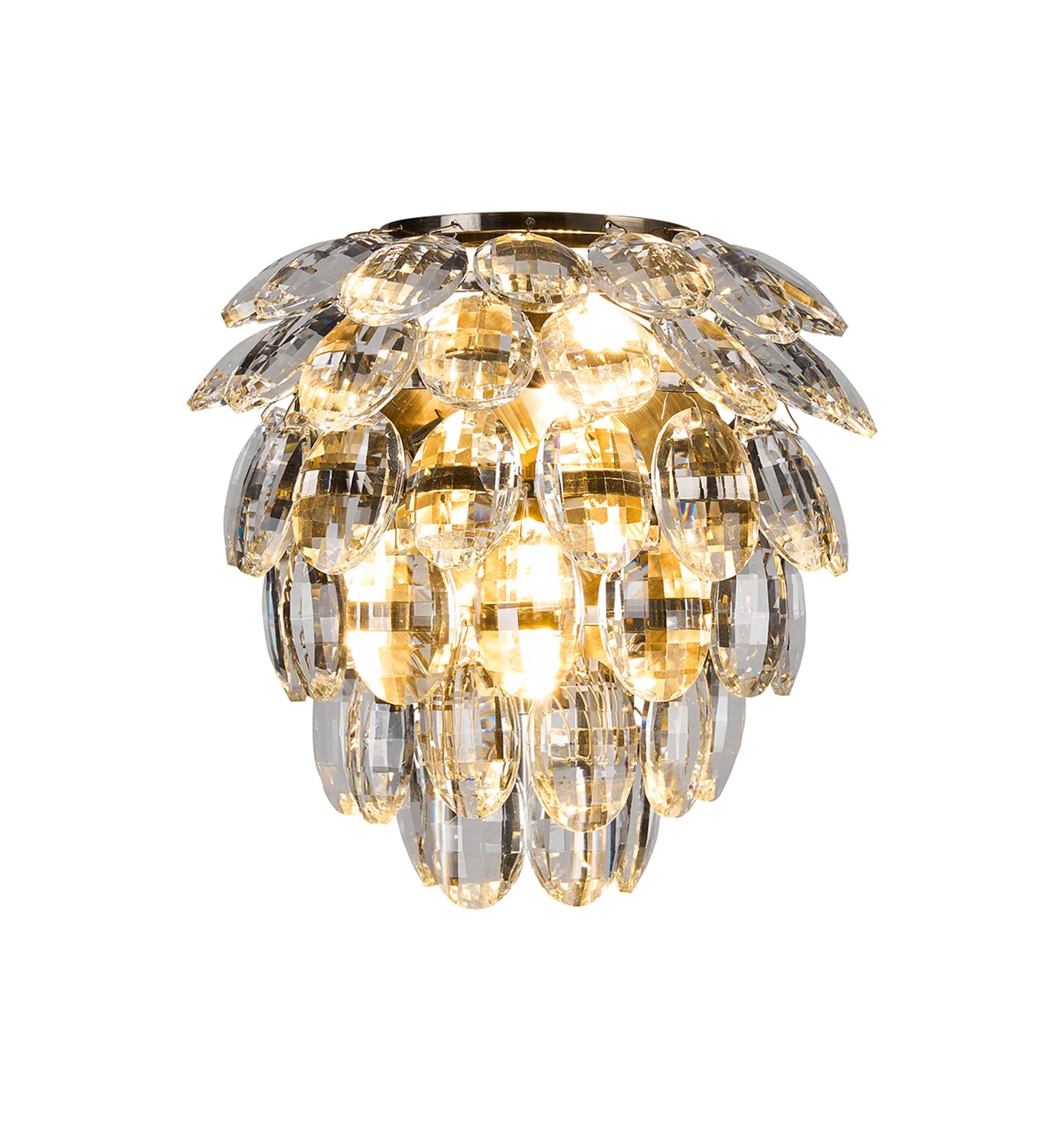 Antique Brass & Clear