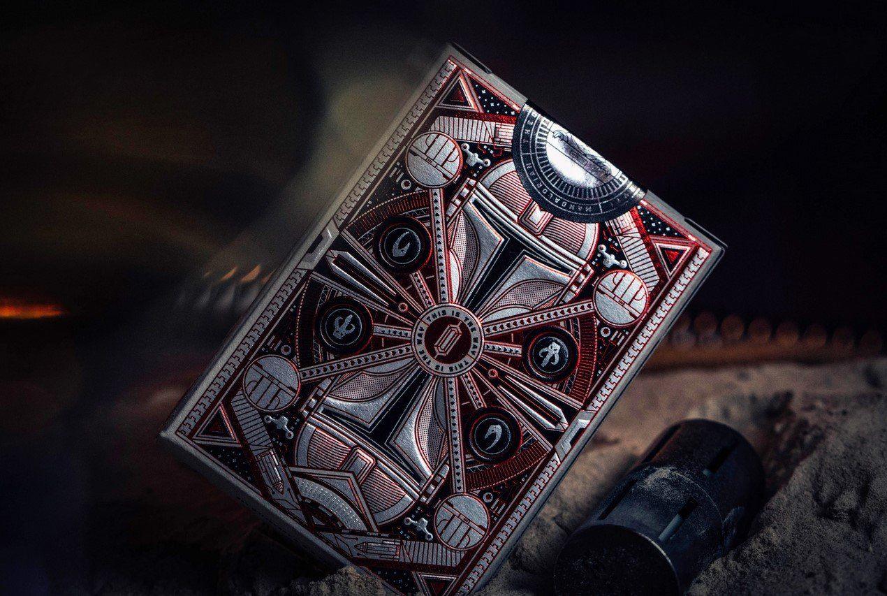 Premium Mandalorian Themed Playing Cards by Theory11 - Star Wars Collectible Deck for Card Games, Magic Tricks, and Gift Giving