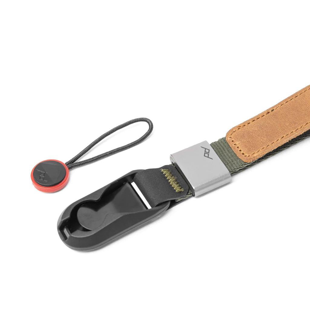 Peak Design Cuff Quick-Release Camera Wrist Strap (Sage Green) - Secure & Comfortable Hand Strap for DSLR, Mirrorless Cameras - Perfect for Travel, Hiking & Outdoor Photography