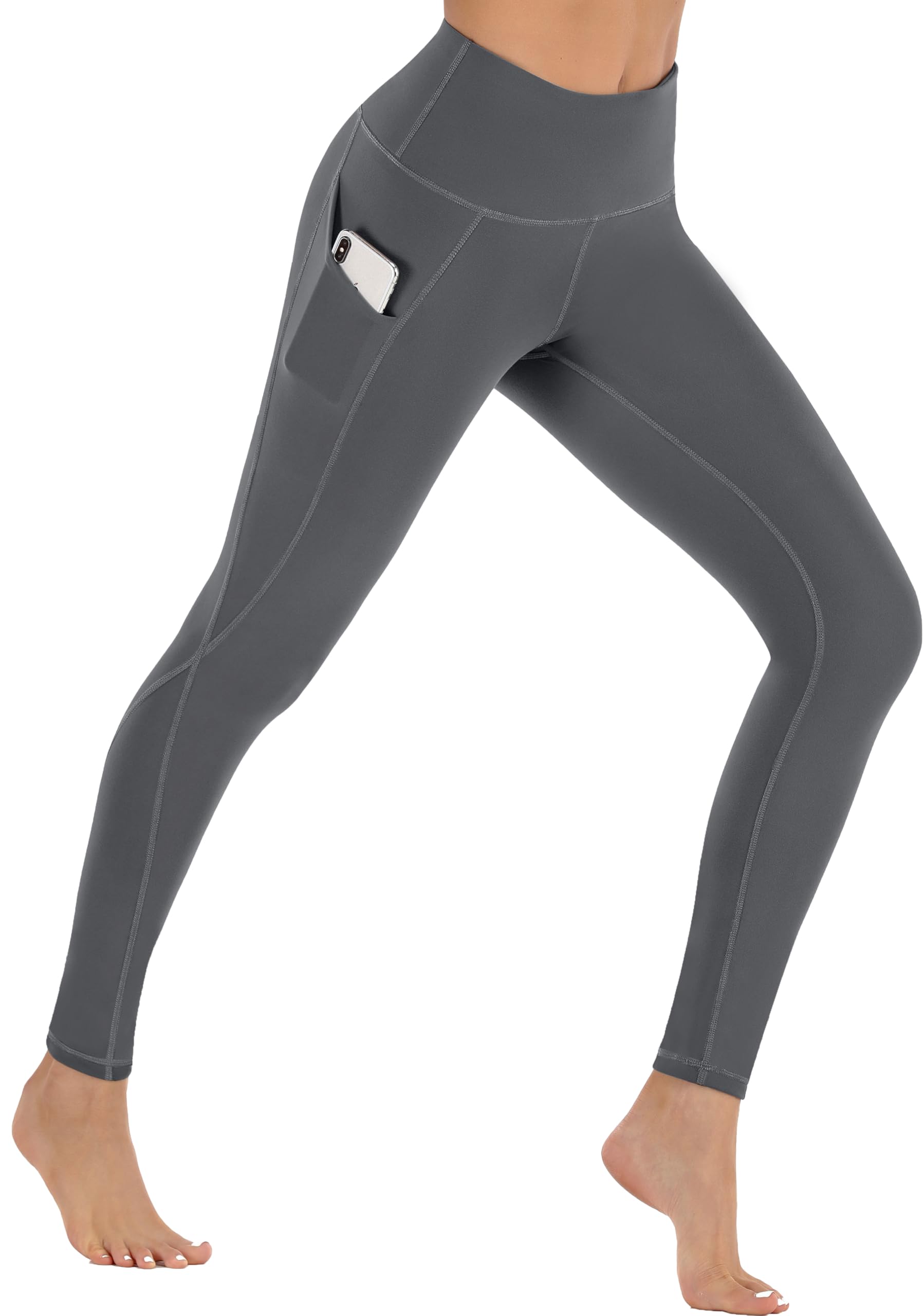 Ewedoos Fleece Lined Leggings with Pockets for Women - Thermal Winter Yoga Pants, High Waisted Workout Leggings - Perfect for Cold Weather, Running, Gym & Lounge Wear