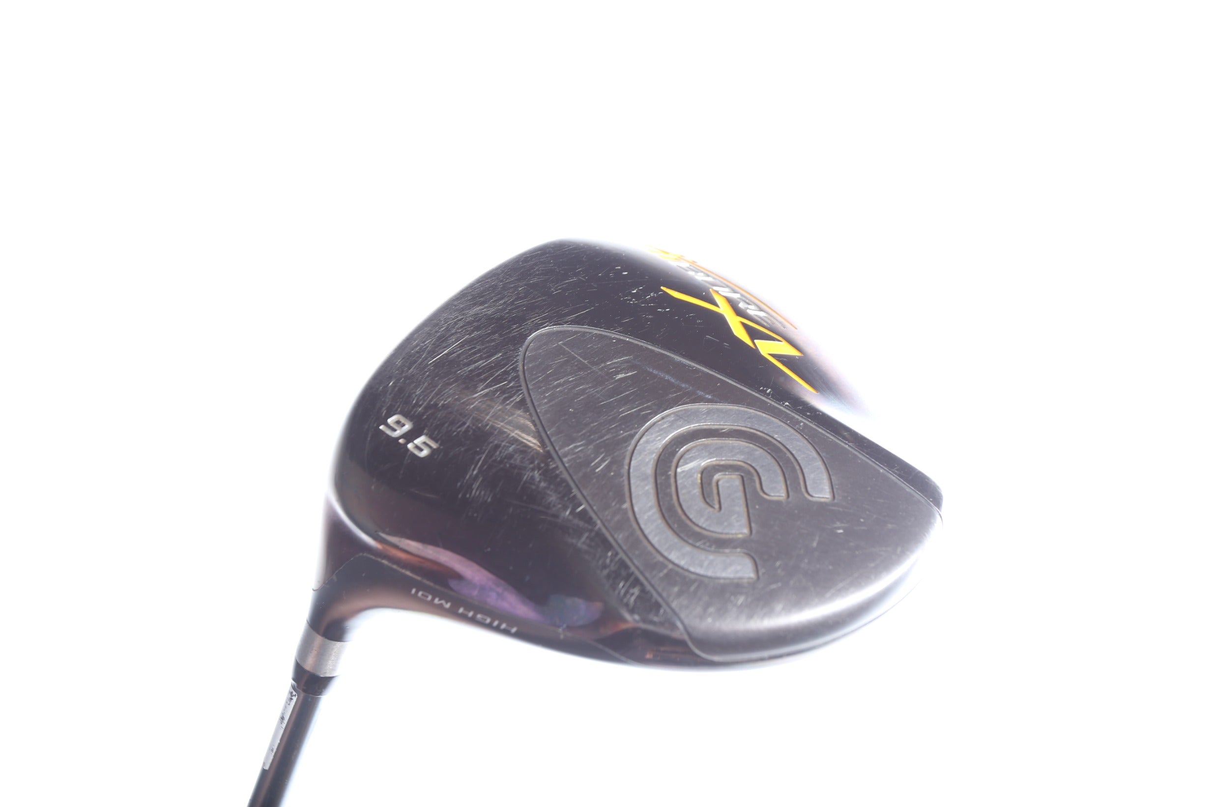 Premium Used Cleveland HiBore XL Driver 9.5° Stiff Flex Fujikura Fit On Red Left-Handed Golf Club - Perfect for Left-Handed Golfers Seeking Distance & Accuracy on the Course