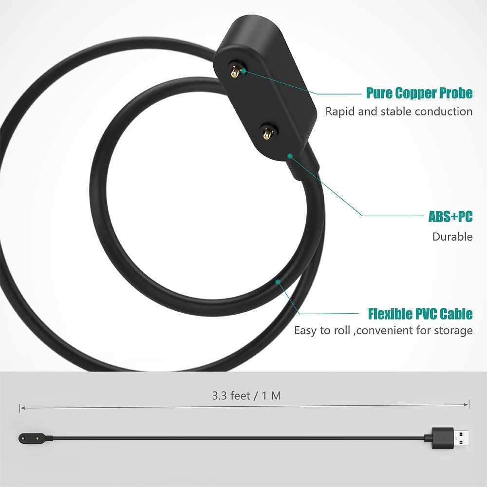 Original Title: Charger for Huawei Watch Fit/Huawei Band 6 / Honor Band 6 USB Charging Data Charger   Optimized Title: **Universal USB Charger for Huawei Watch Fit, Huawei Band 6, Honor Band 6 - Fast Charging Cable with Data Sync - Perfect for Travel, Gym & Daily Use**
