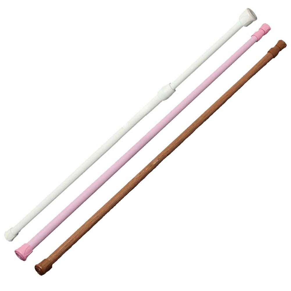 Adjustable Spring Tension Curtain Rod - No Drill Room Divider for Bathroom, Closet, Stall & Windows (Ideal for Dorms, Apartments & Temporary Spaces)