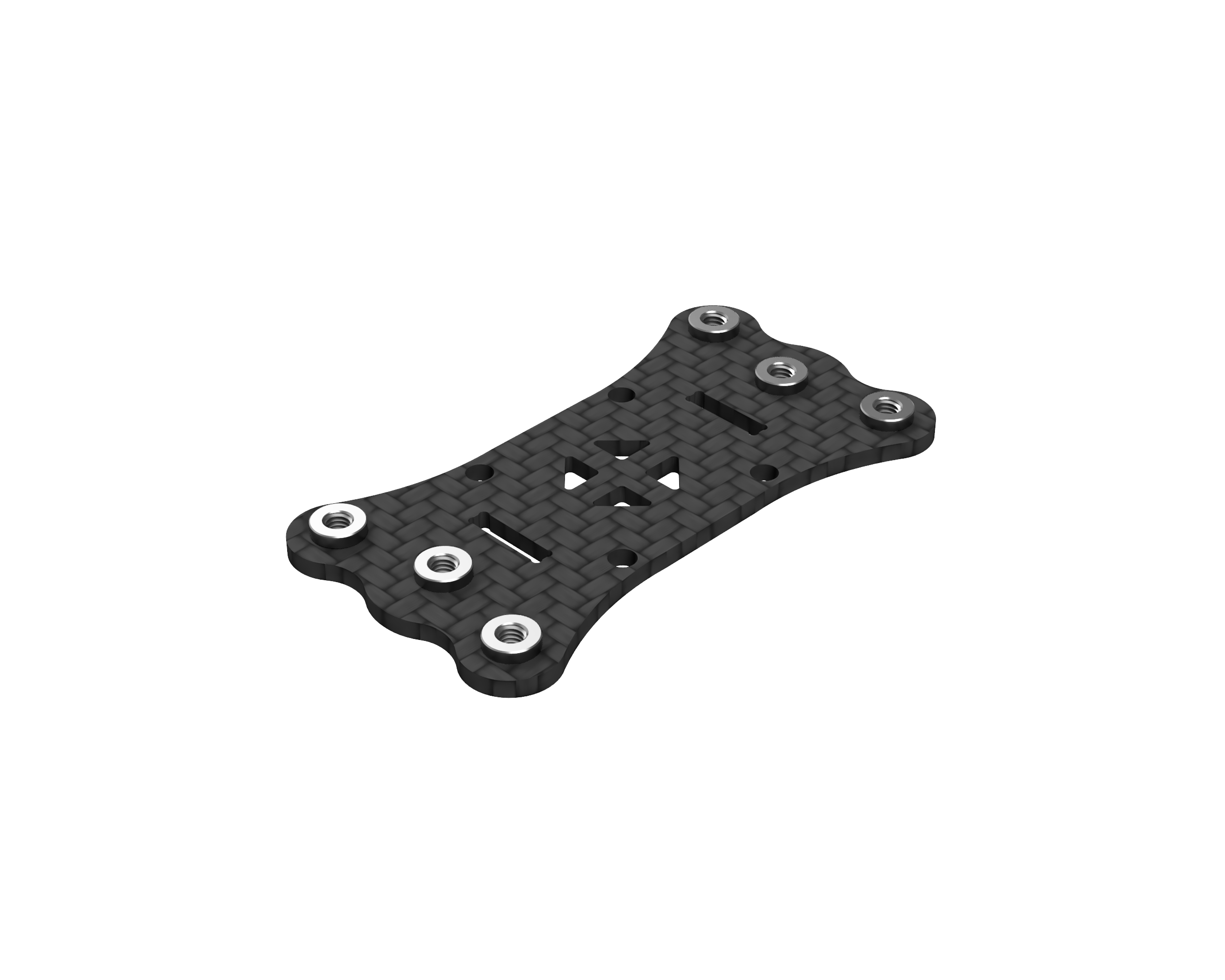 DinDrones Typhon V7 T700 Carbon Fiber Plates - High-Performance Drone Parts for FPV Racing & Aerial Photography