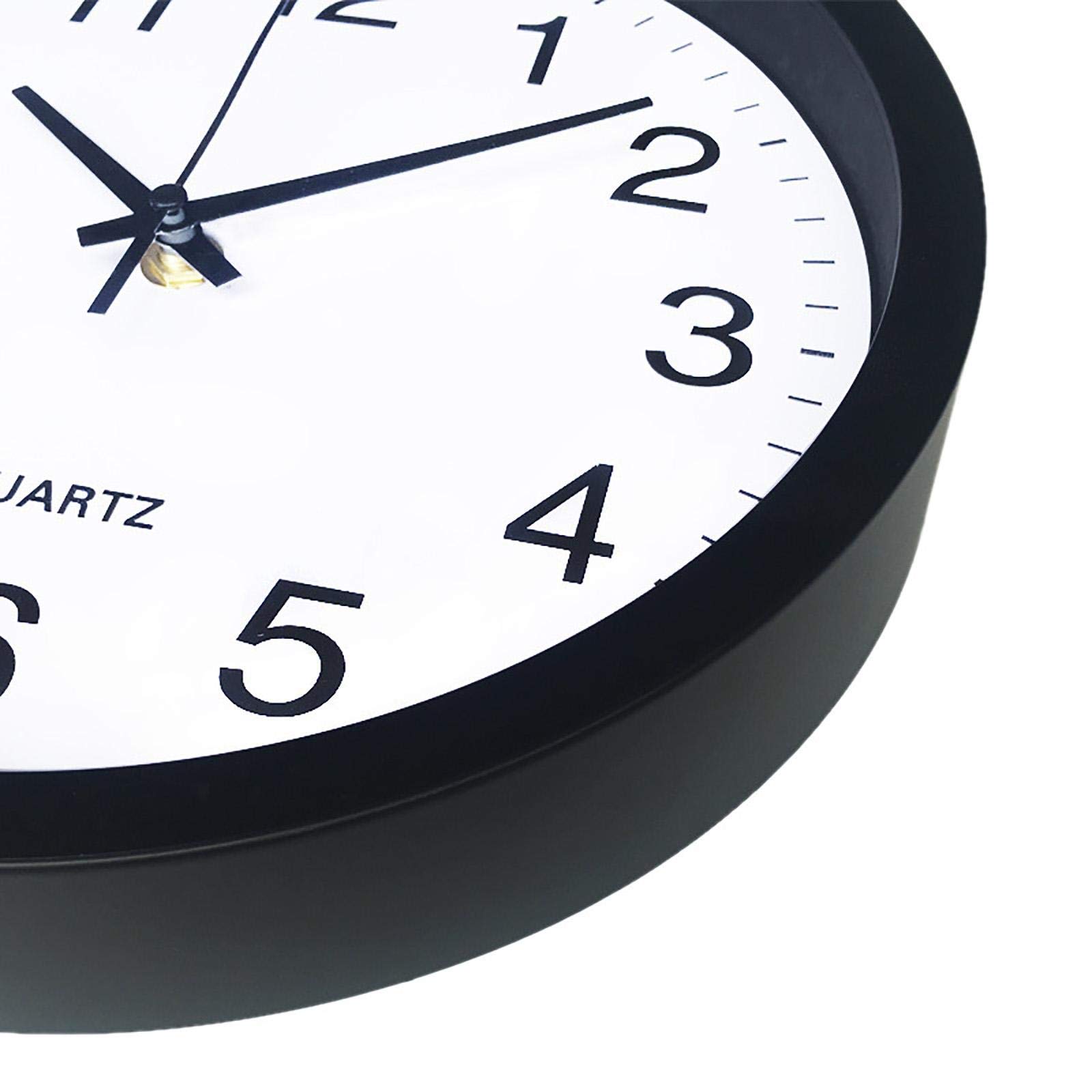 12 Inch Waterproof Outdoor Wall Clock - Silent Metal Garden Clock with Battery Operation for Patio, Yard & Home Decor - Perfect for Outdoor Living Spaces & Weatherproof Timekeeping