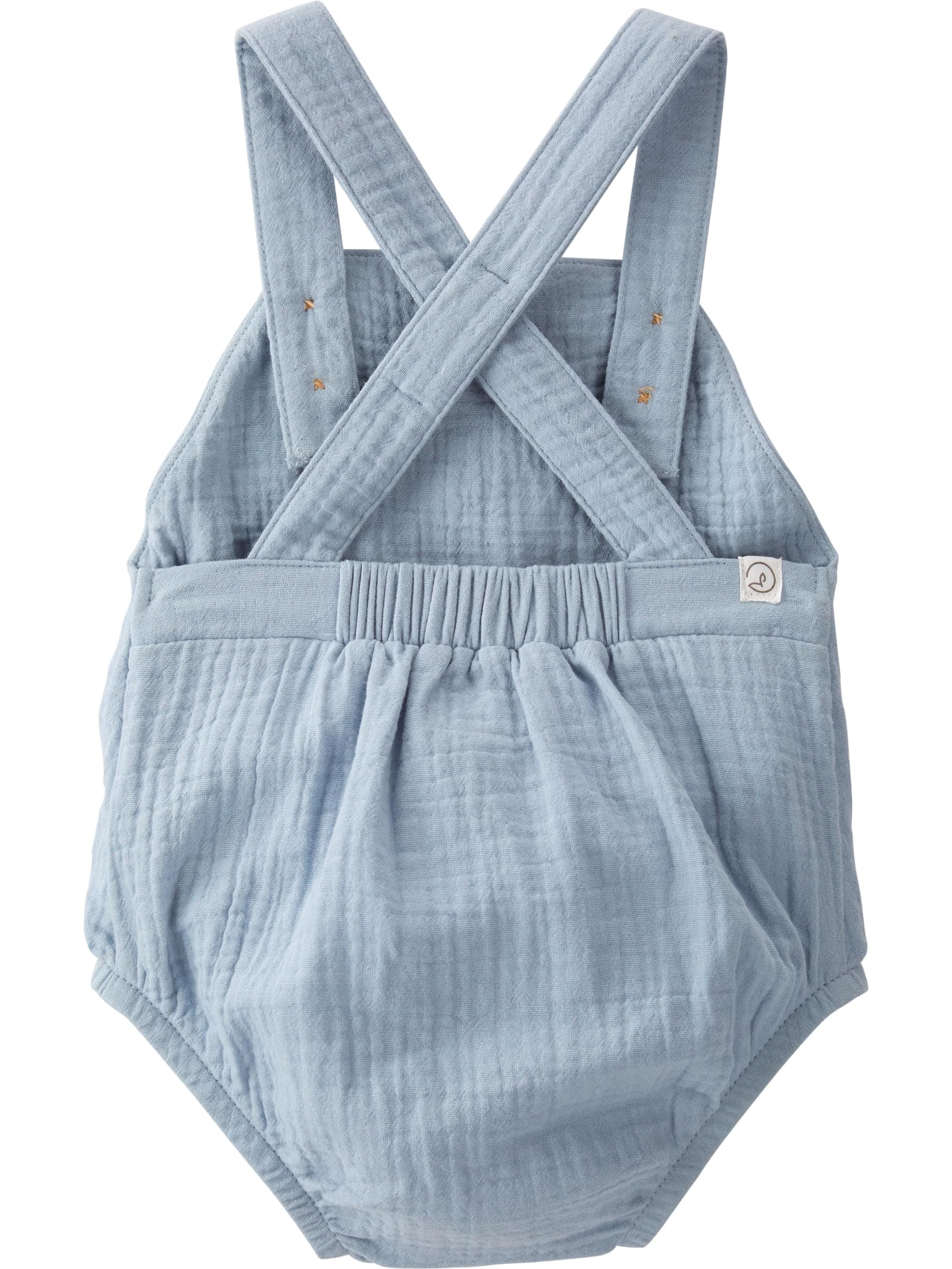 Little Planet by Carter's Unisex Baby Organic Cotton Gauze Bubble Romper - Soft & Breathable Outfit for Newborns, Infants & Toddlers - Perfect for Playtime, Daycare & Summer Adventures