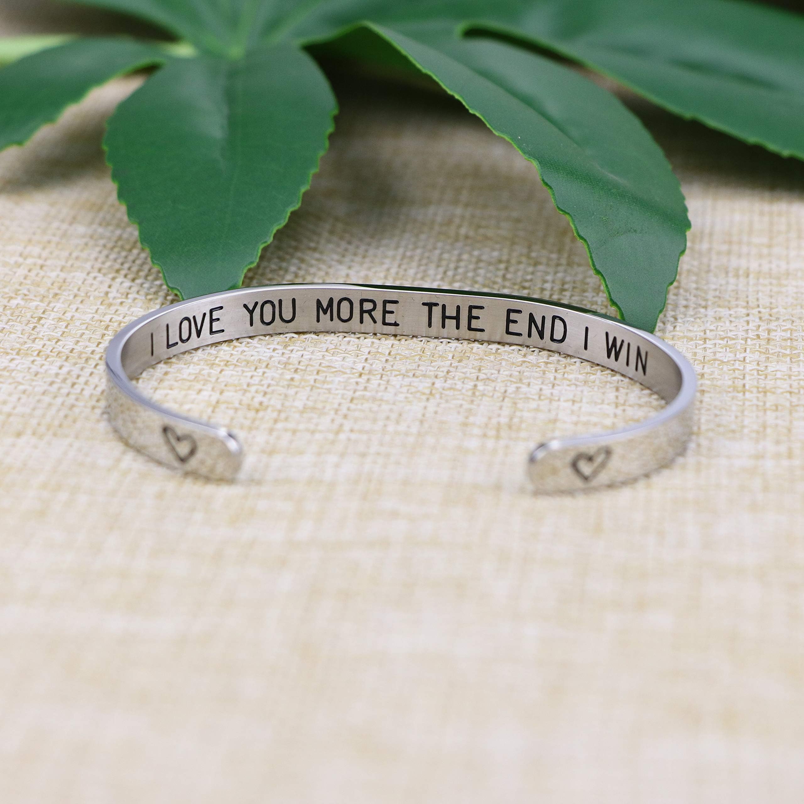 JoycuFF Inspirational Bracelets for Women - Funny Sister Jewelry Gifts, Mantra Cuff Bangle for Best Friends & Sisters - Perfect for Birthdays, Anniversaries & Everyday Encouragement