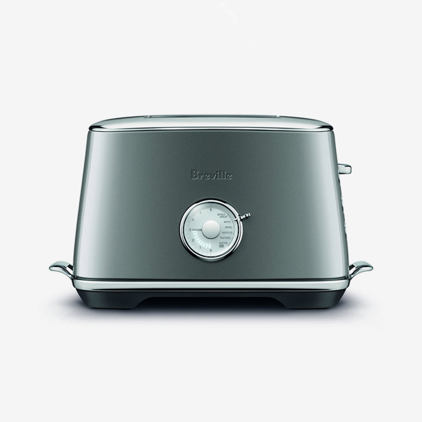 Breville The Toast Select Luxe 4-Slice Toaster - Stainless Steel, Custom Shade Control, Extra-Wide Slots - Perfect for Bagels, Waffles & Artisan Bread - Ideal for Breakfast, Brunch & Family Gatherings