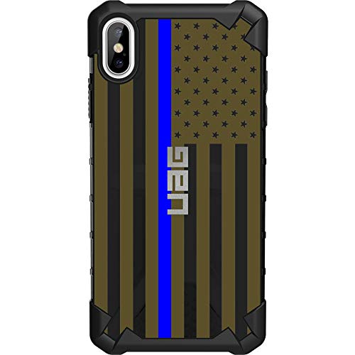 OD Green Subdued US Flag, (Thin Blue Line)