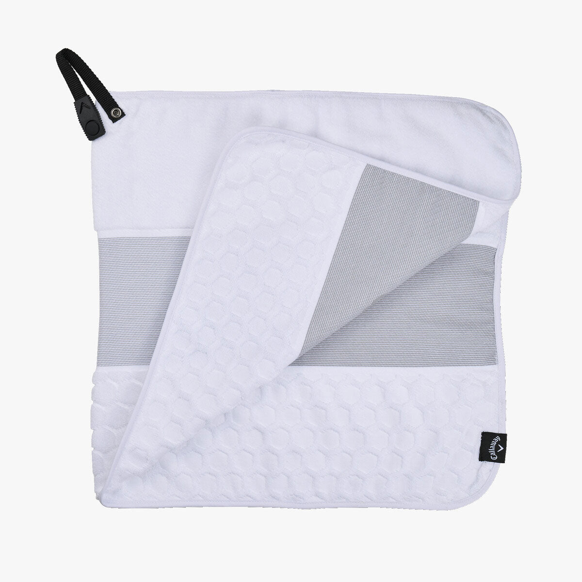 Callaway Tour Fold Golf Towel - Premium Microfiber Golf Towel for Club Cleaning & Sweat Absorption - Perfect for Golf Courses, Driving Range & Outdoor Sports