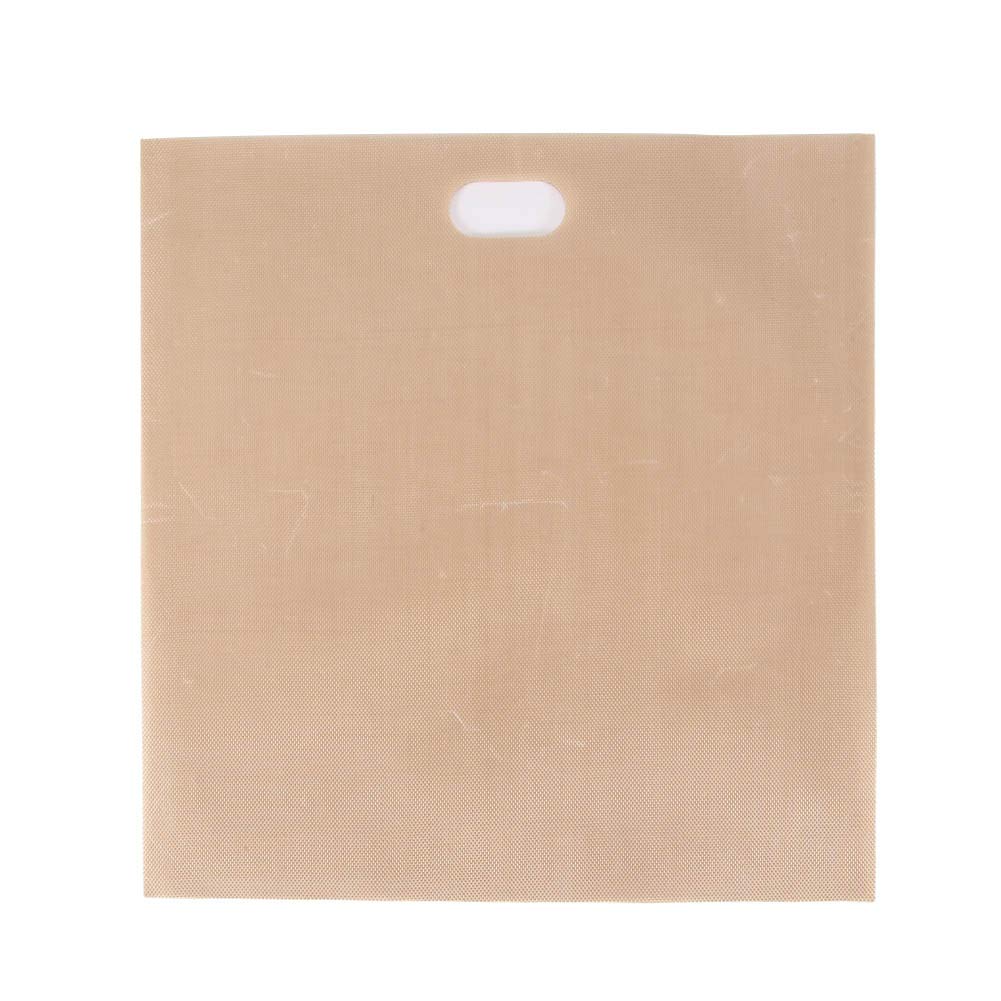 Non-Stick Reusable Microwave Toaster Bags - 16x16.5cm Fiberglass Heating Pastry Bags for Baking, Reheating & Cooking - Perfect for Bread, Pizza, Cookies & More