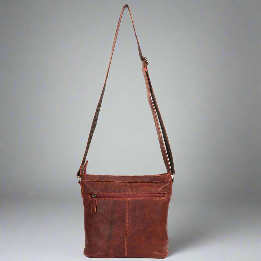 Premium Genuine Leather Crossbody Bag for Women - Stylish & Durable Handbag for Everyday Use, Travel, and Work