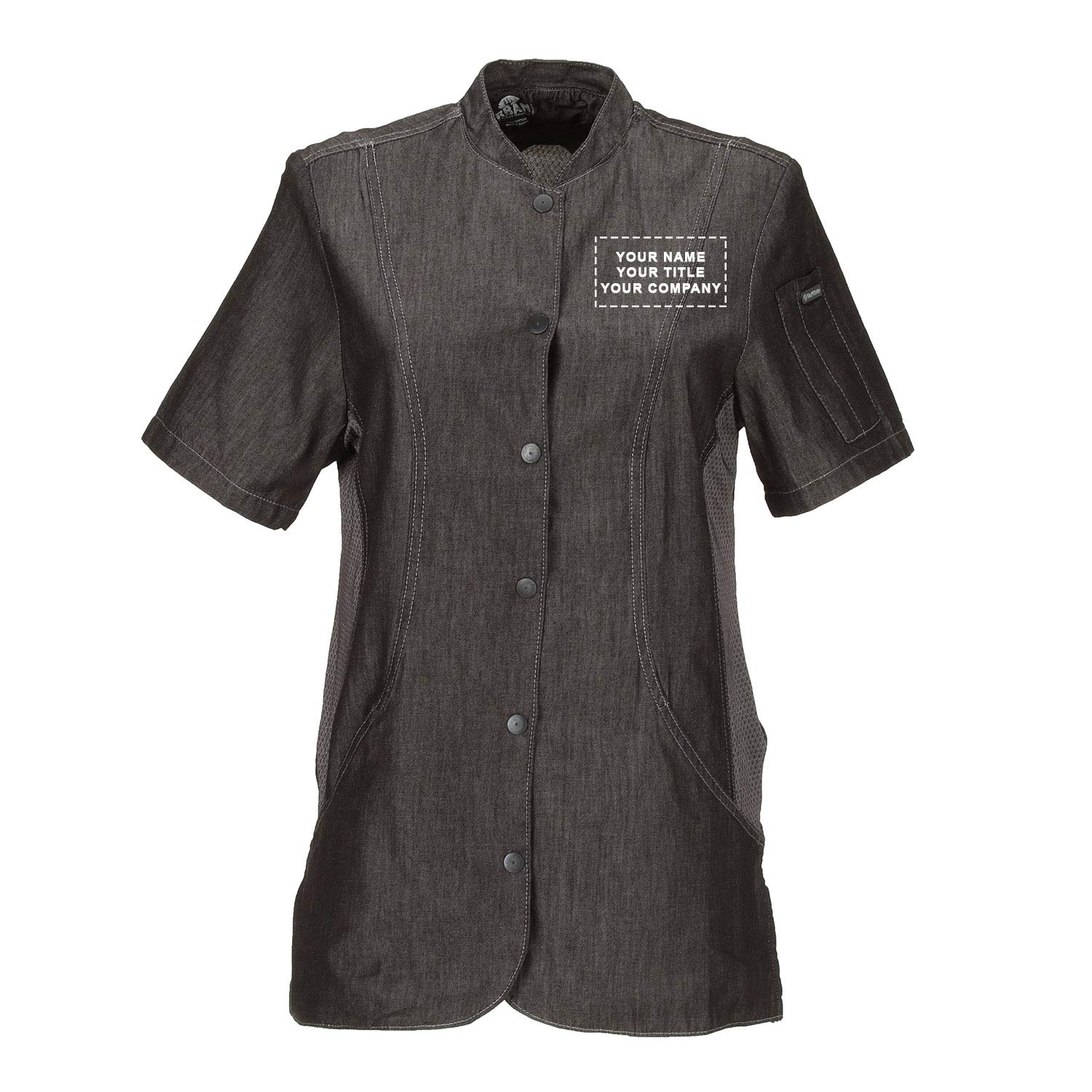 Chef Works Custom Embroidered Women's Chelsea Chef Coat - Professional Kitchen Apparel for Cooking, Baking & Culinary Arts