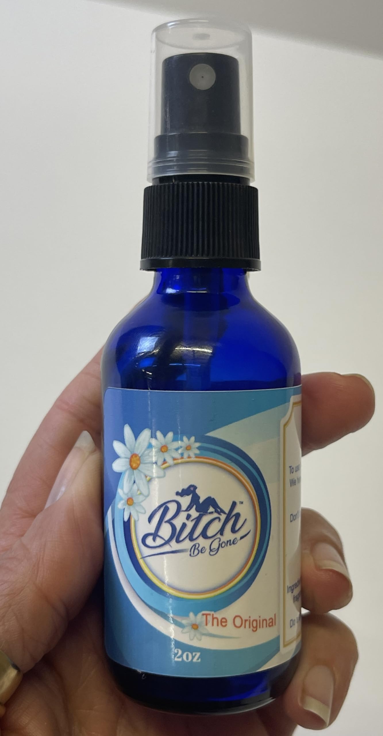 B*tch Be Gone Original Face & Body Mist - Natural Deodorant Spray for Women & Men, Organic Odor Neutralizer for Daily Use | Perfect for Gym, Work, Travel & Stress Relief