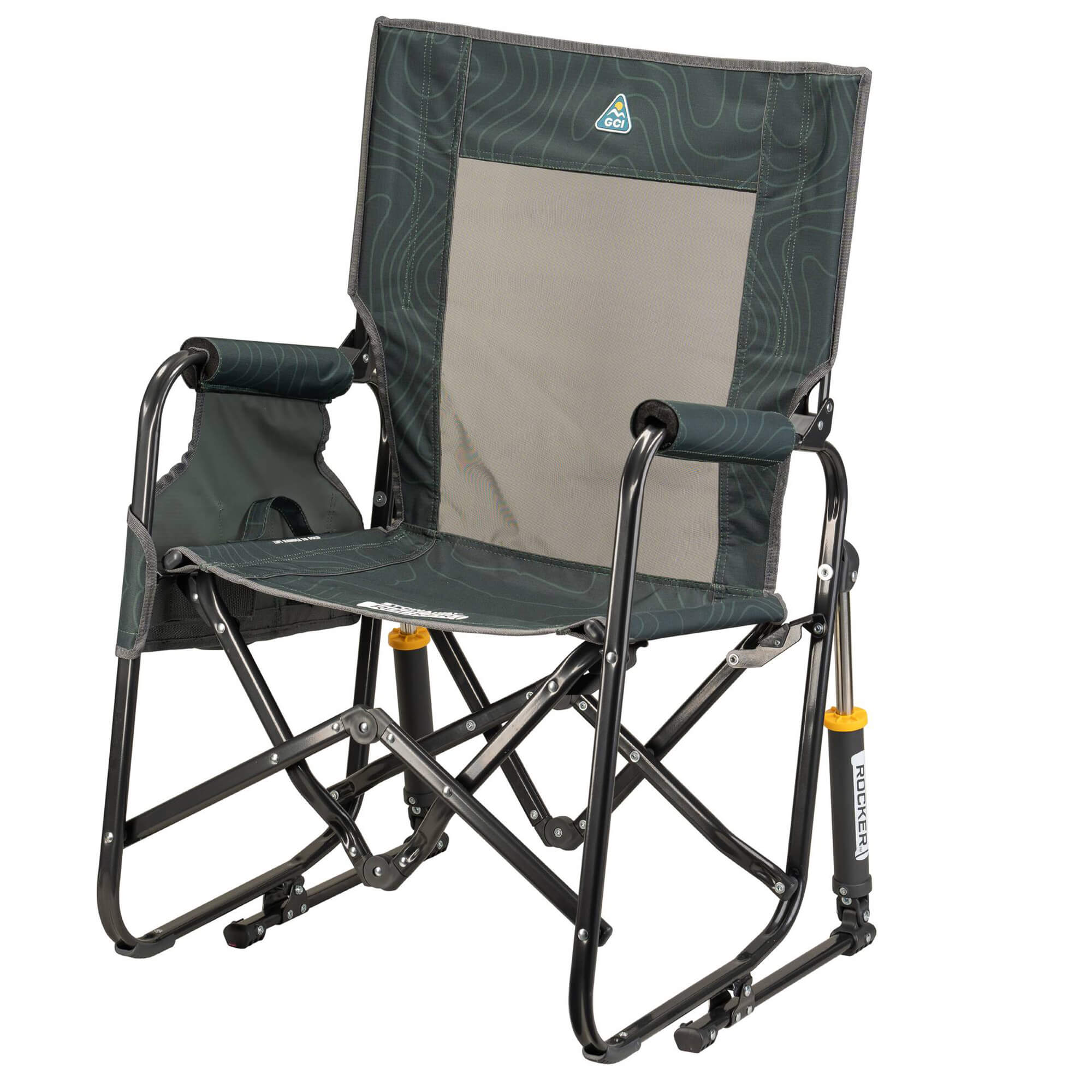 Stowaway Rocker™ - Compact Folding Rocking Chair for Camping, Travel & Small Spaces - Portable Outdoor Rocker for Patio, RV, Apartment & Nursery - Lightweight & Easy to Store
