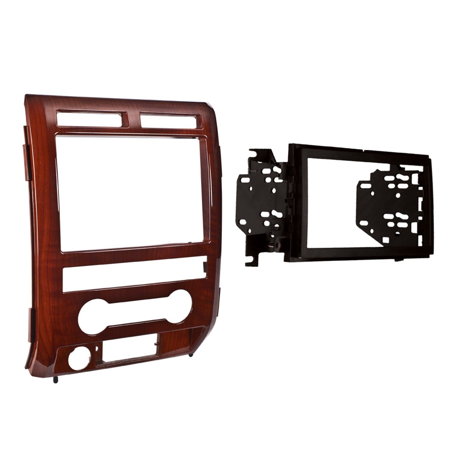 Metra Electronics 95-5822MM Double DIN Dash Kit for 2009-2010 Ford F-150 Lariat | Milano Maple Finish | Non-NAV Installation | Perfect for Car Audio Upgrades & Aftermarket Stereo Systems