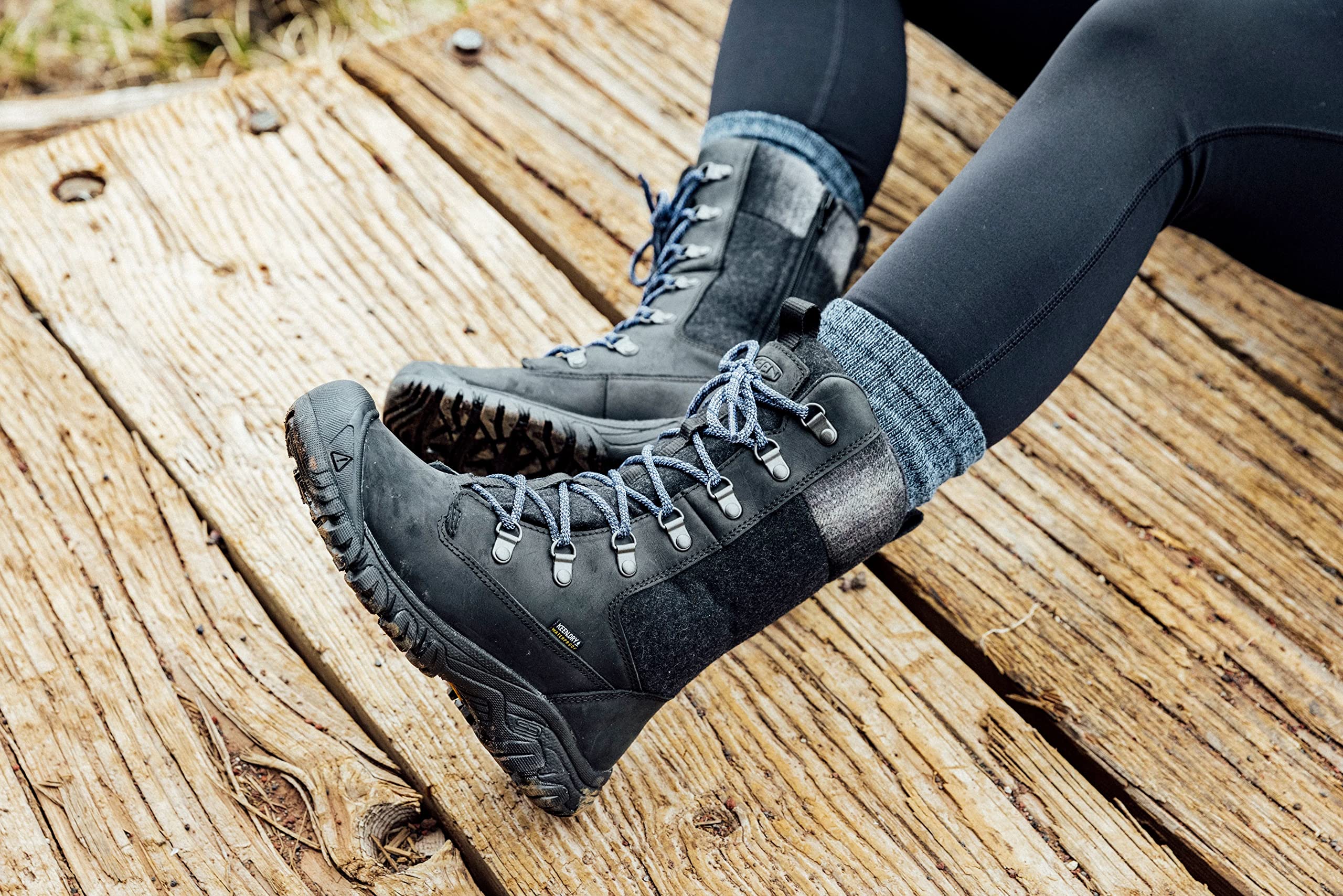 KEEN Women's Greta Tall Classic Waterproof Snow Boots - Winter Hiking, Snowshoeing & Cold Weather Outdoor Activities