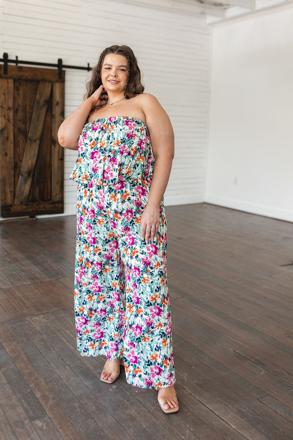 Stylish Green Floral Jumpsuit for Women - Trendy Party Outfit & Summer Fashion | Perfect for Weddings, Cocktail Parties & Date Nights