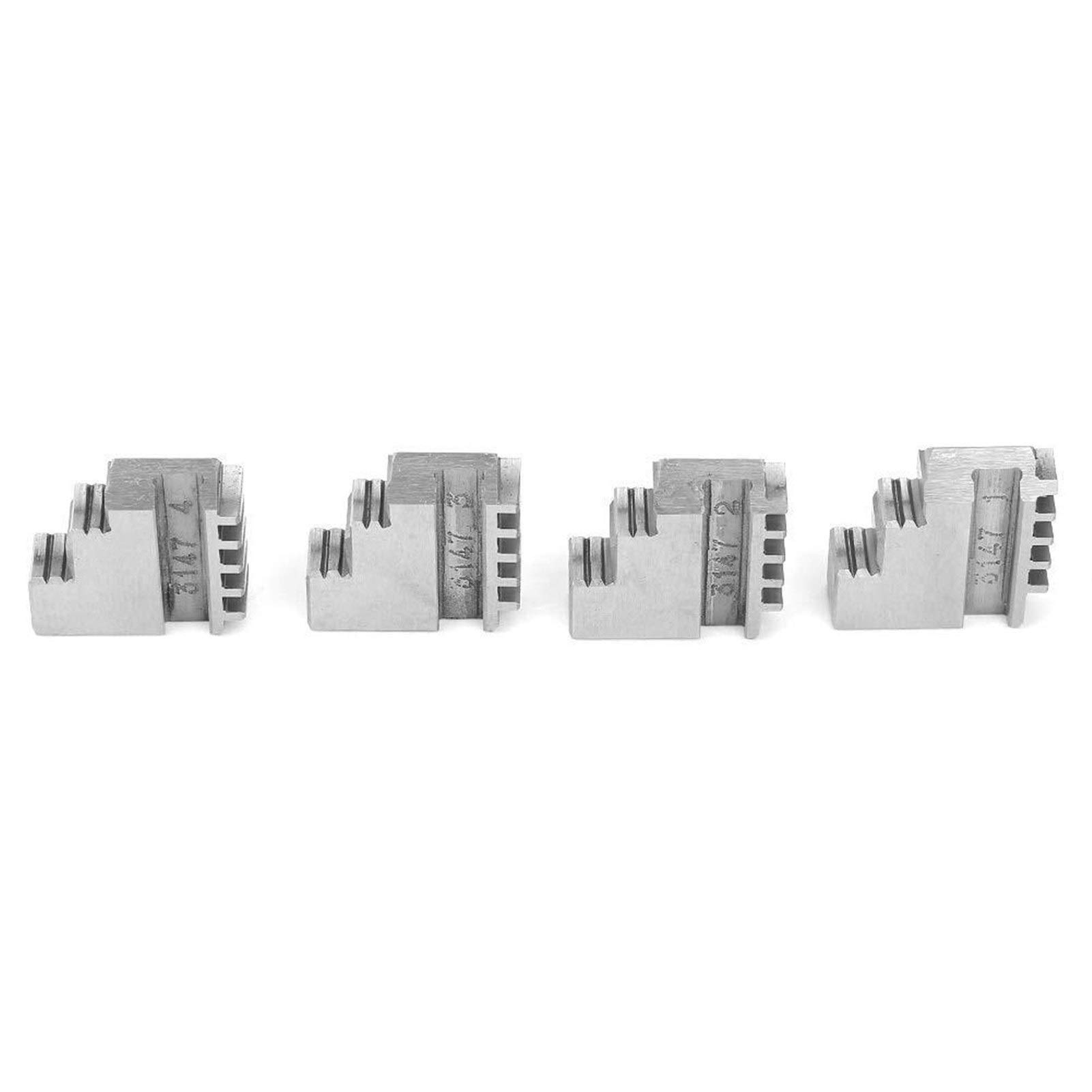 4 Jaw Self-Centering Reversible Lathe Chuck 80mm (3 Inch) - SANOU K12-80 Turning Machine Accessories for Metalworking & Woodworking Projects