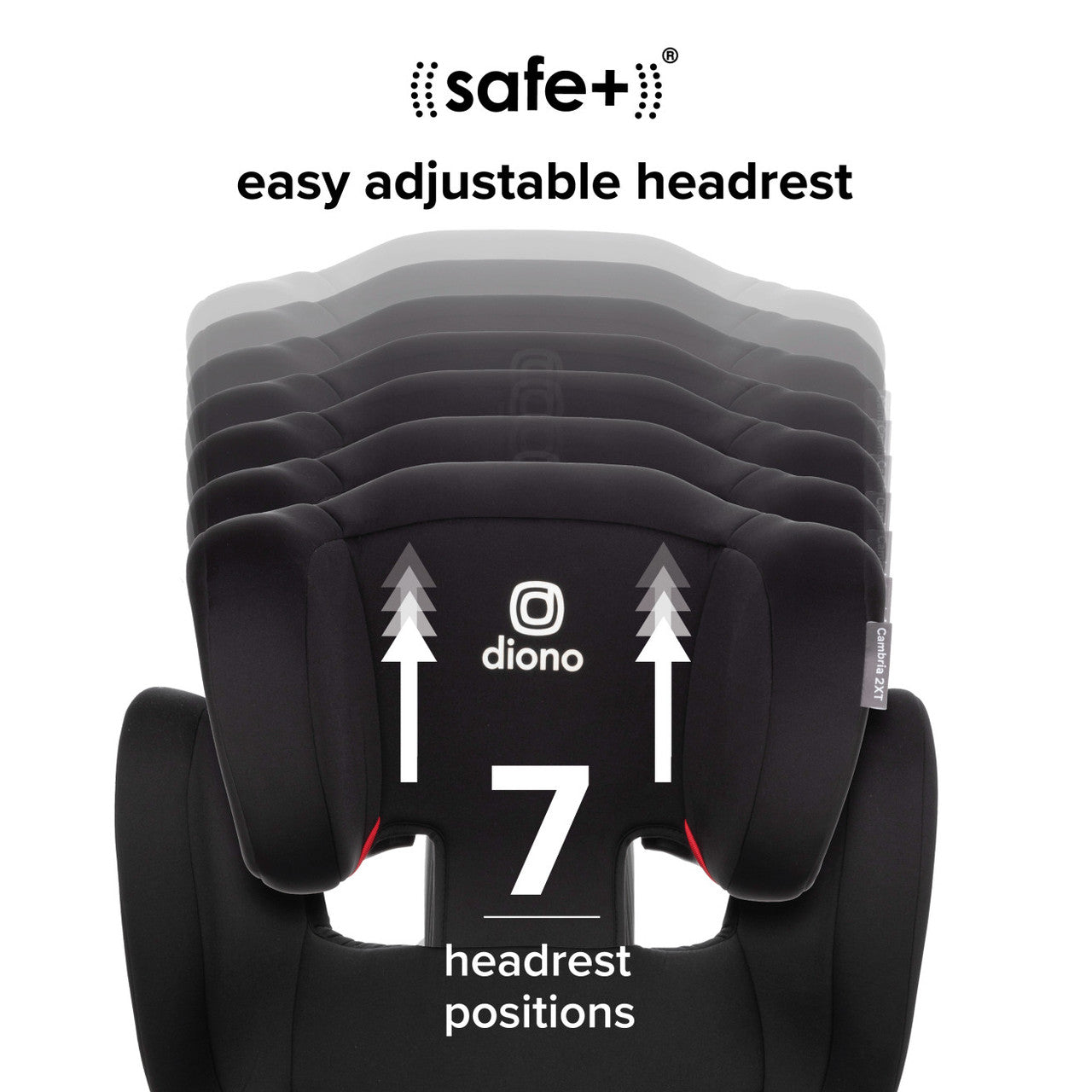 Diono Cambria 2XT Booster Car Seat for Kids - Safe & Comfortable High Back Booster Seat with Side Impact Protection - Perfect for Travel & Everyday Use