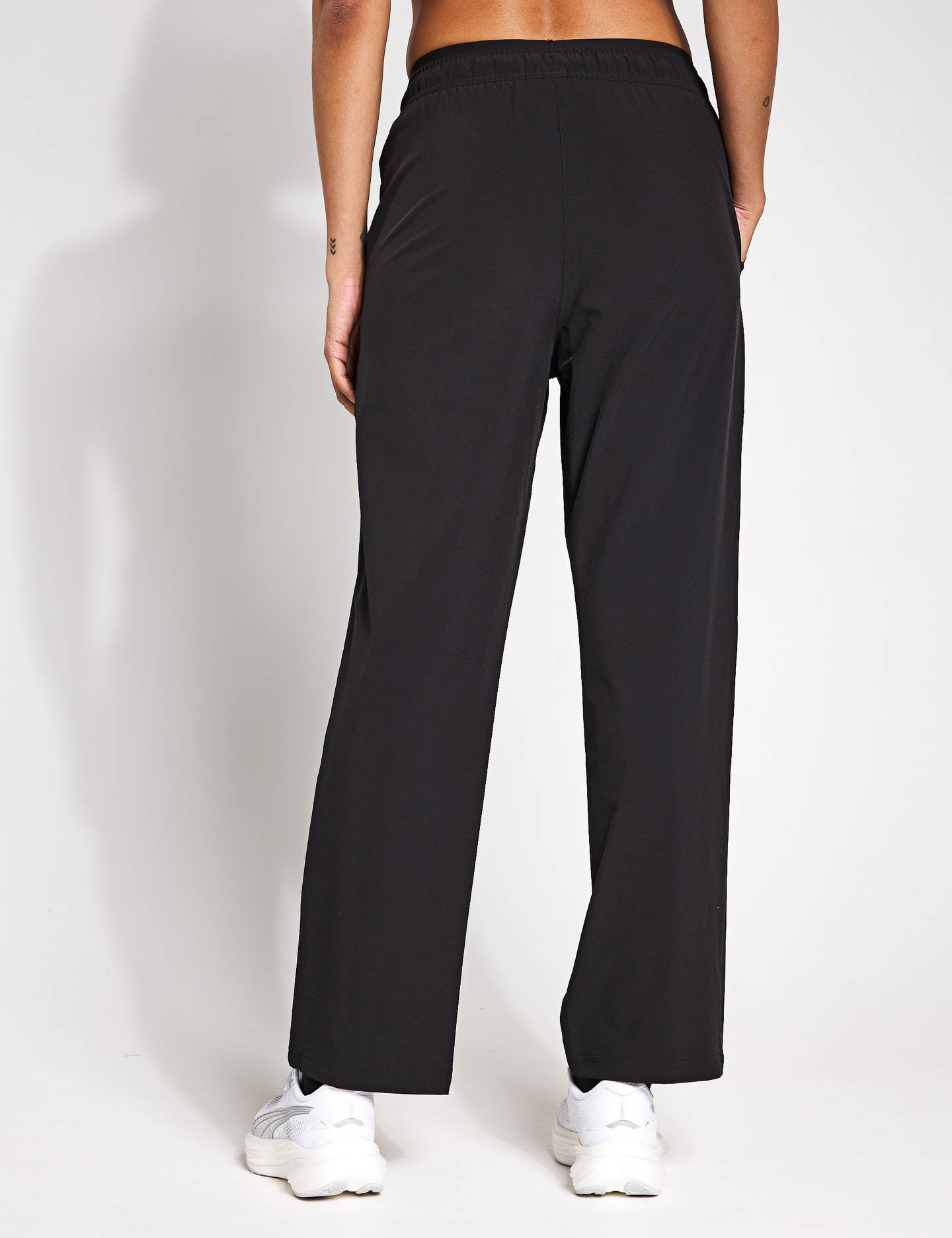 Move Fashion Pants for Women - High Waisted Stretchy Black Work Pants - Comfortable Office Wear & Casual Outfits