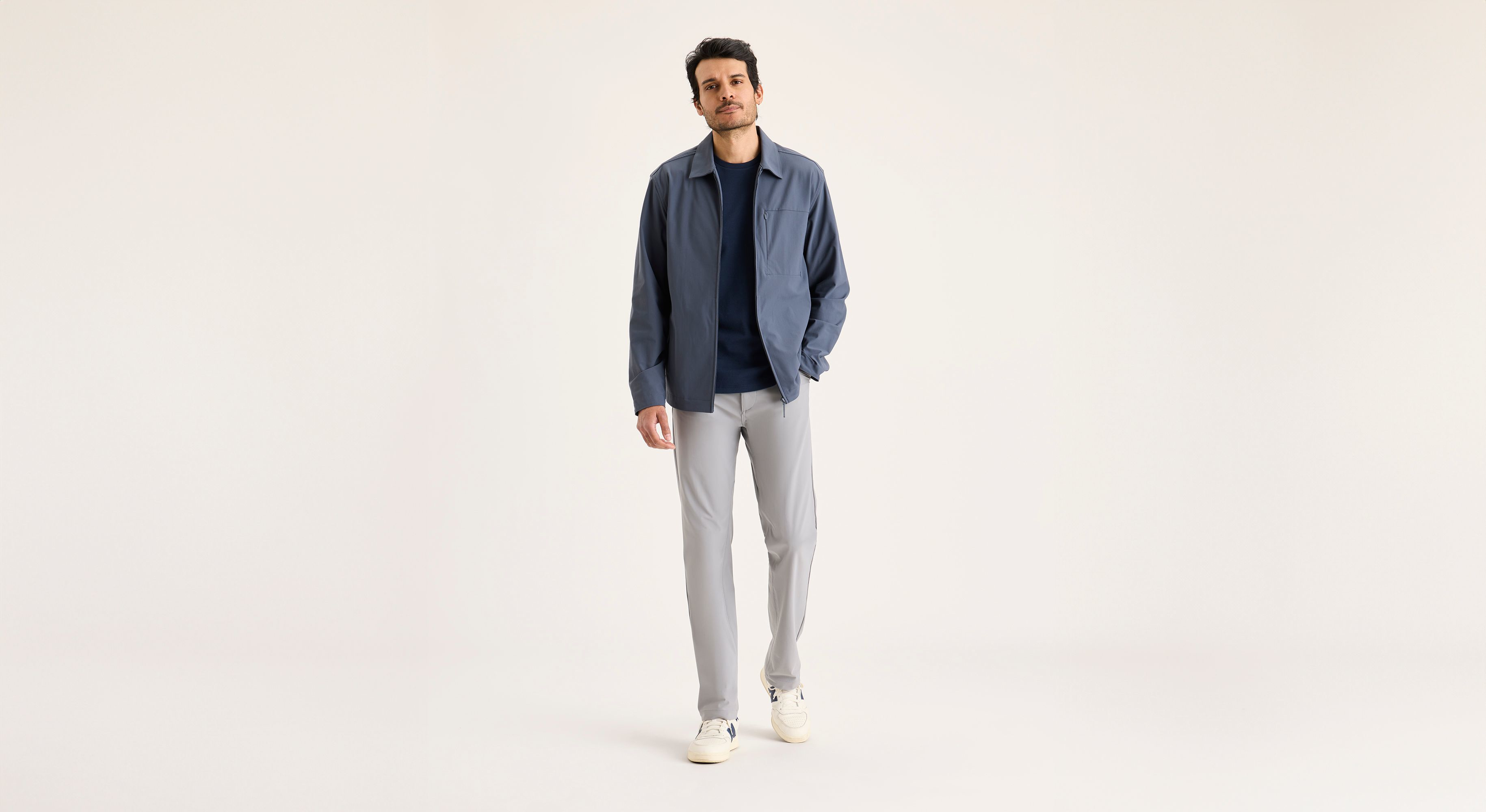 Go Airweave 5 Pocket Straight Fit Men's Jeans - Comfortable Stretch Denim Pants for Casual Wear & Everyday Use
