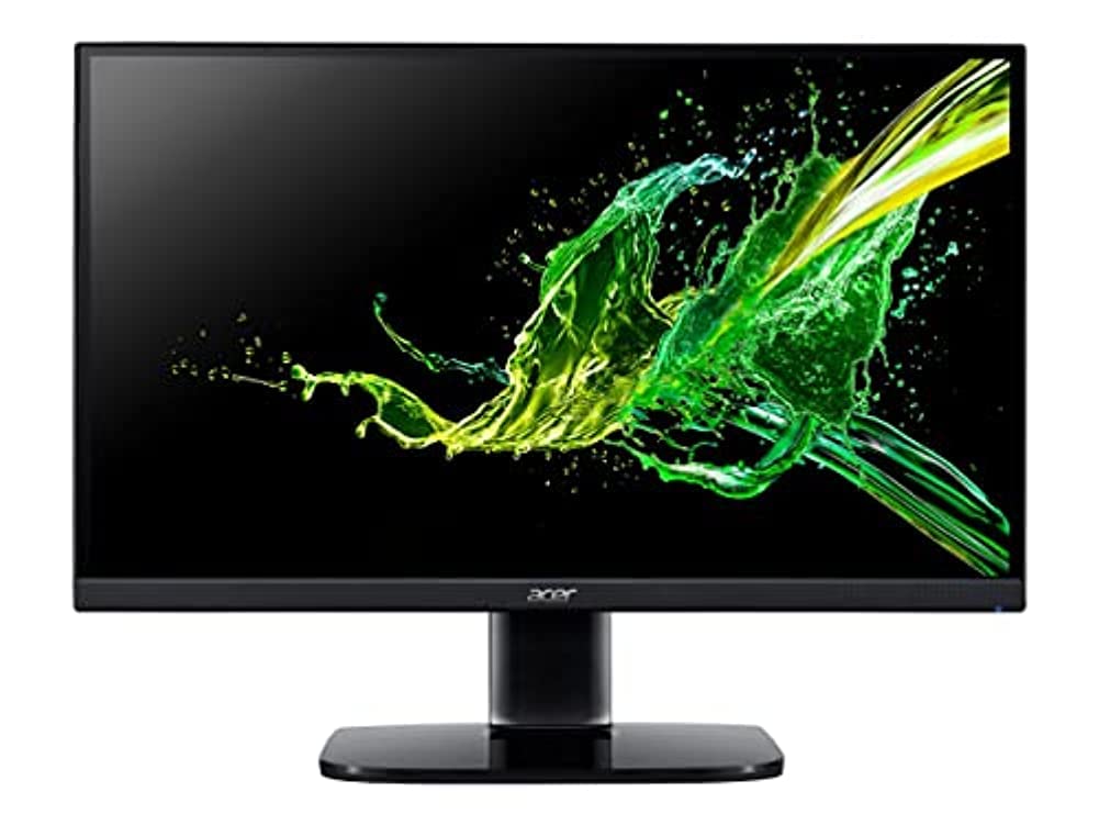 Acer KA272 27 Inch Full HD LED LCD Monitor - Black | Widescreen Computer Display for Home Office, Gaming & Entertainment