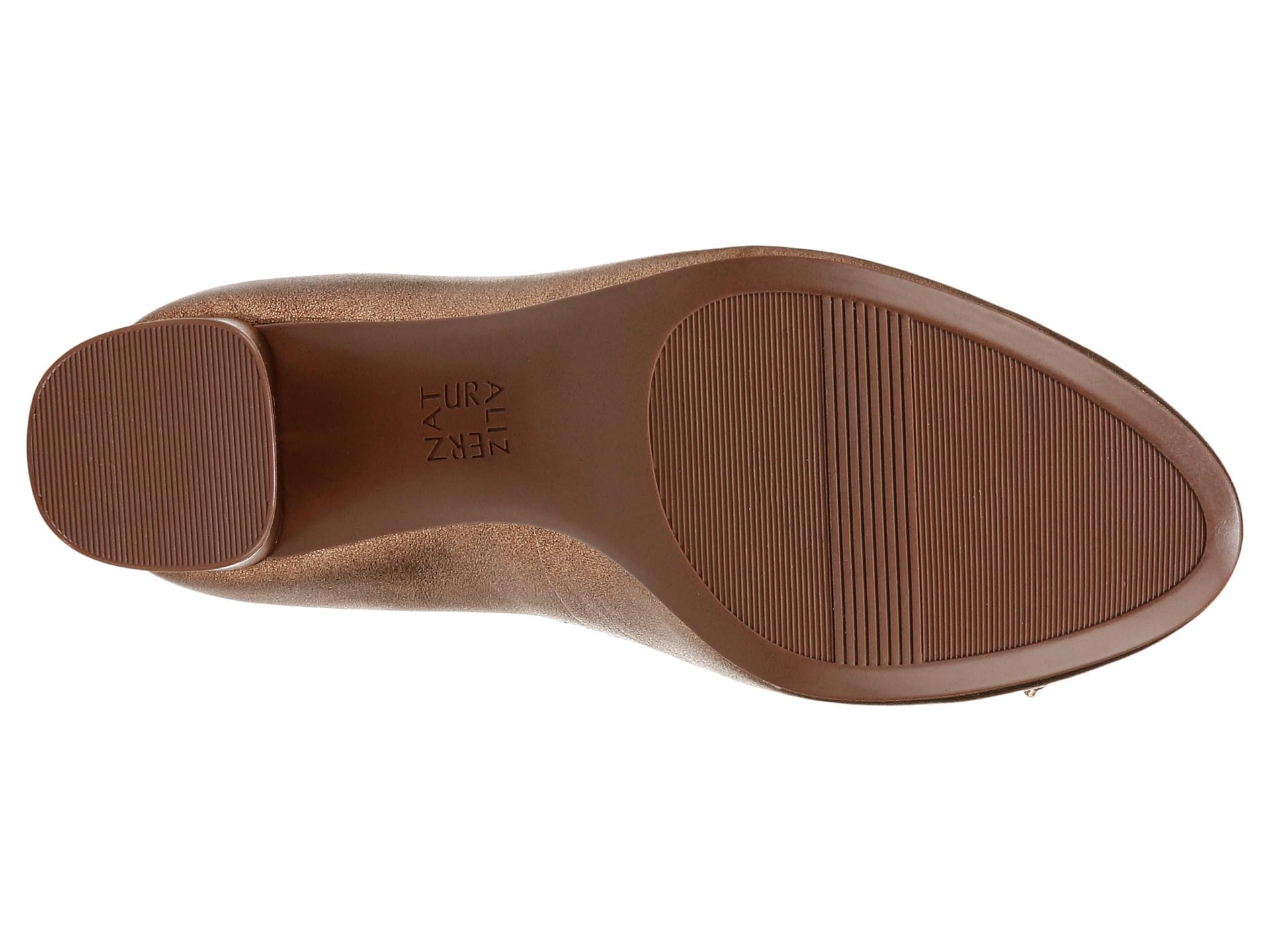 Naturalizer Women's Sienna Pump - Soft Bronze Leather Comfortable Heels for Work, Wedding & Office Wear