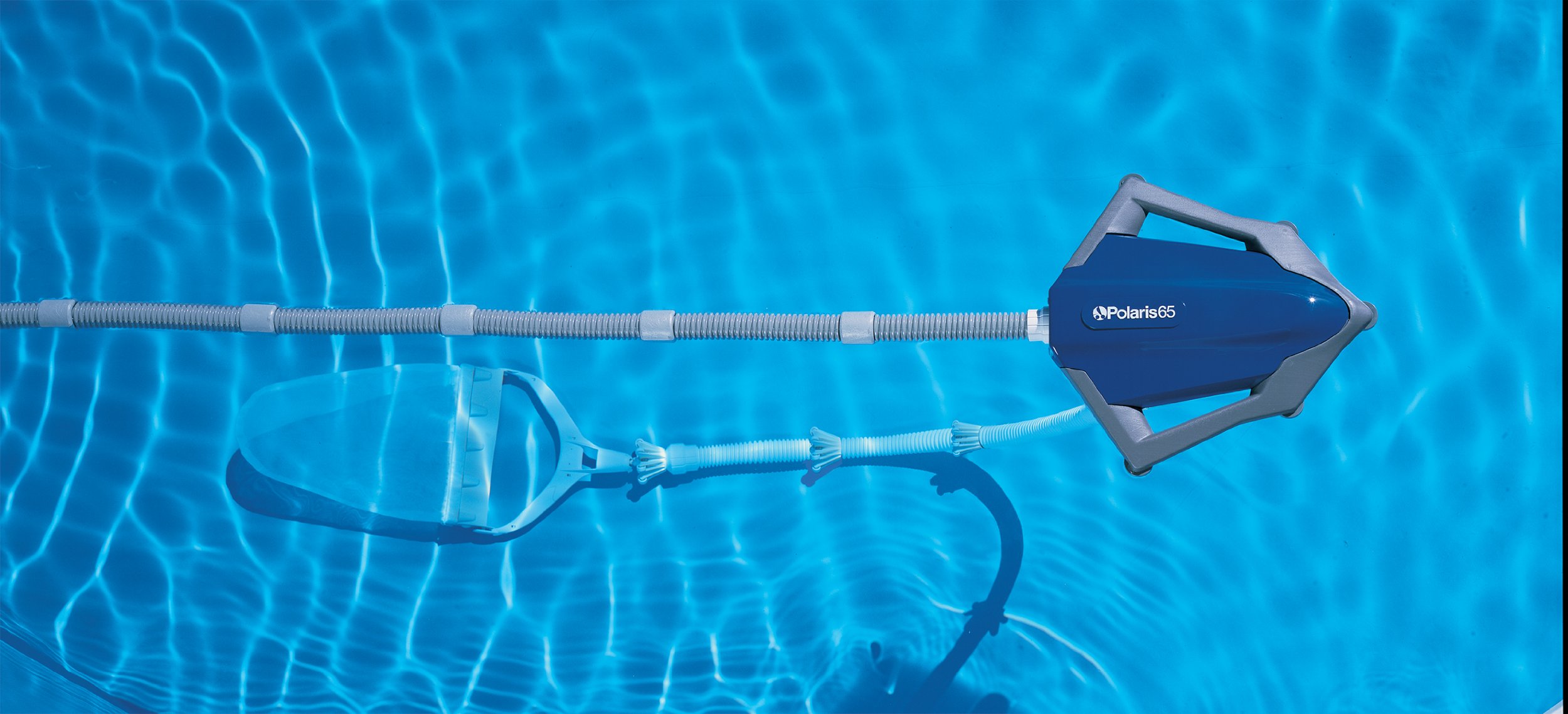Polaris Vac-Sweep 65 6-130-00 Automatic Pool Cleaner for Above Ground Vinyl Pools - Pressure Side Robotic Cleaner with Powerful Suction for Leaves & Debris - Ideal for Backyard, Inground & Residential Swimming Pool Maintenance