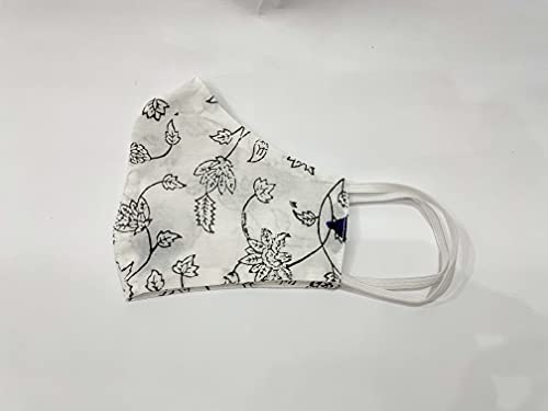 PALASH 100% Cotton Reusable Face Mask - Breathable & Comfortable for Daily Use, Travel, and Outdoor Activities