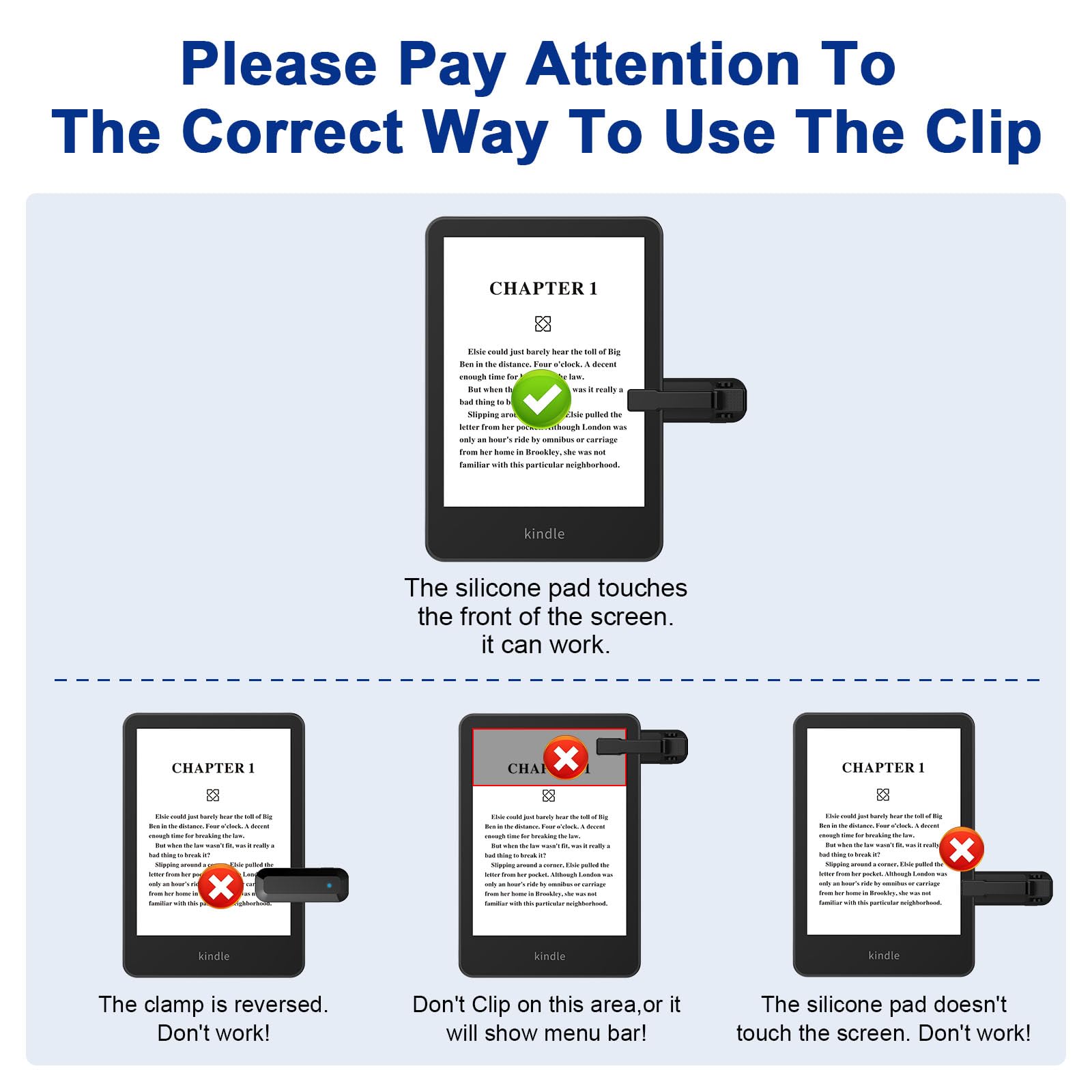 Wireless Page Turner Remote for Kindle Paperwhite, Oasis, Kobo eReaders & iPad Tablets - Camera Shutter Selfie Controller - Perfect for Reading Novels, Hands-Free eBook Navigation - Ideal Kindle Accessories for Book Lovers, Students & Office Workers
