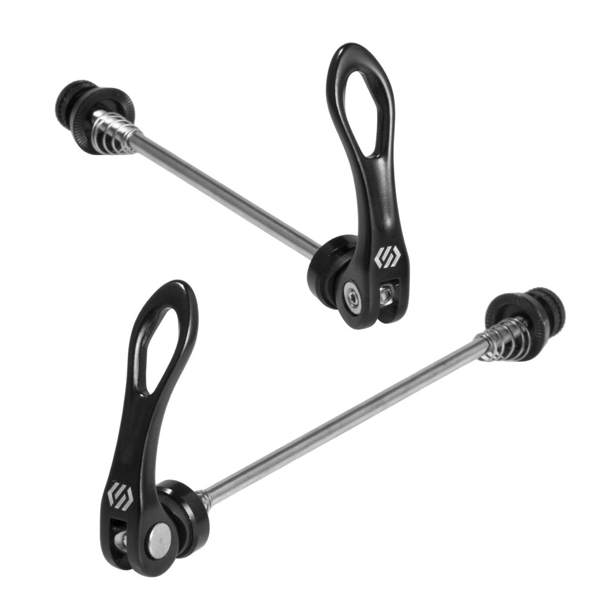 Chooee Quick Release Skewers Front & Rear Set - Lightweight Bike Axle for Mountain & Road Bikes (Red/Black) | Secure Wheel Fastening for Cycling & Commuting