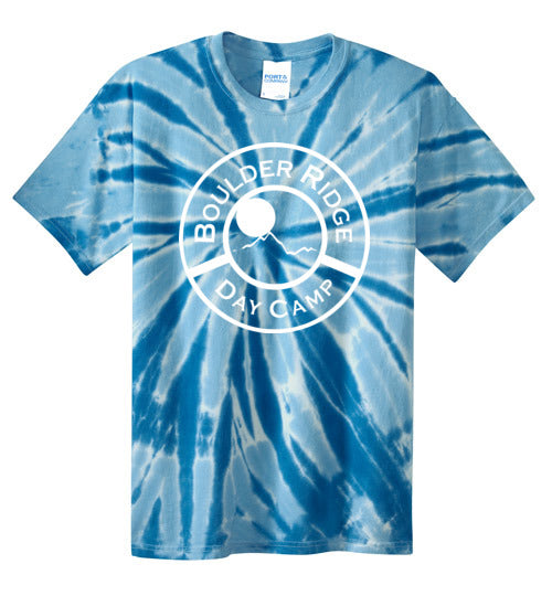 Boulder Ridge Tie Dye T-Shirt for Men & Women - Soft Cotton Vintage Style Graphic Tee - Perfect for Music Festivals, Beach Outings & Casual Wear