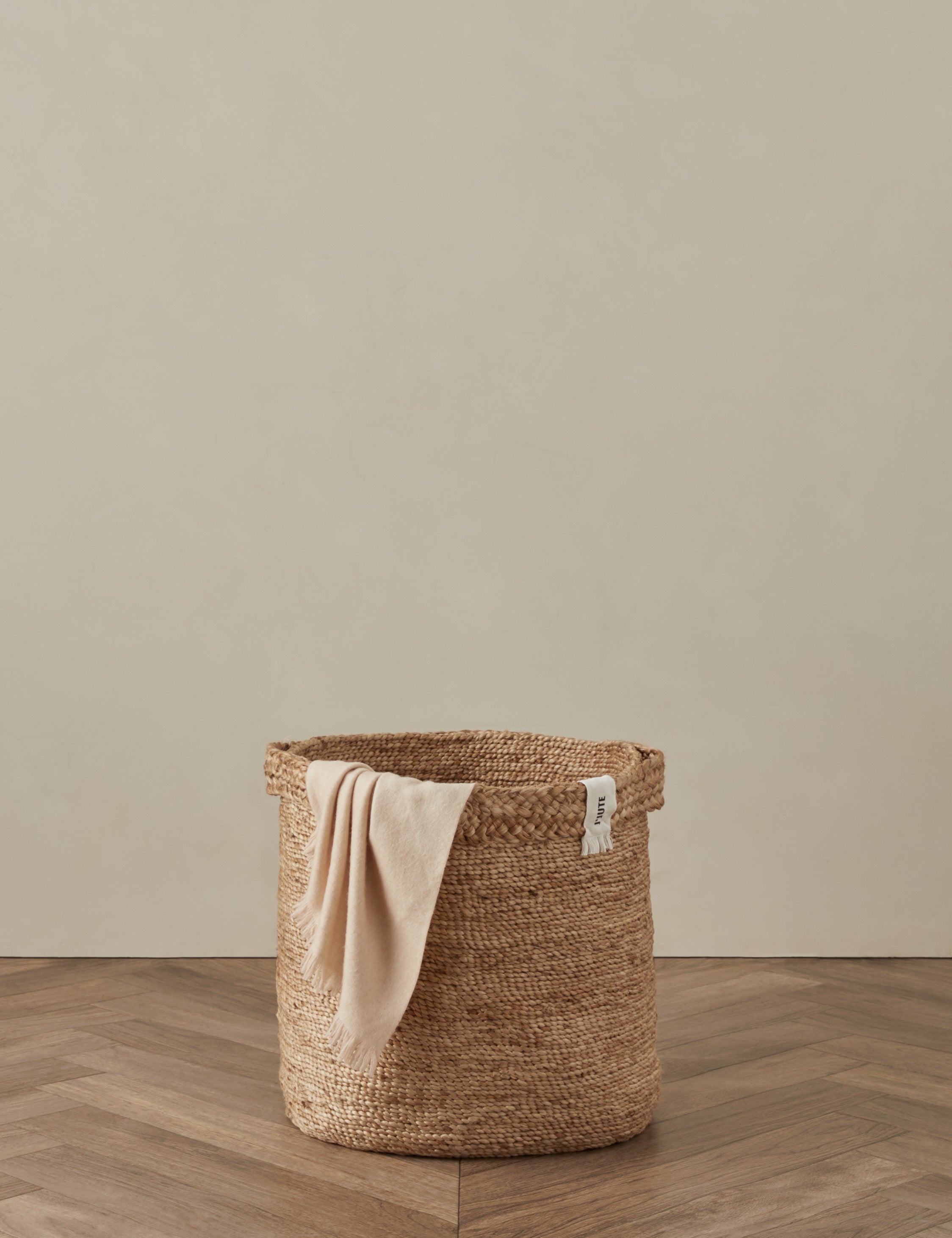 Eco-Friendly Jute Storage Basket - Handwoven Natural Fiber Organizer for Home, Office & Nursery | Perfect for Toys, Blankets & Laundry