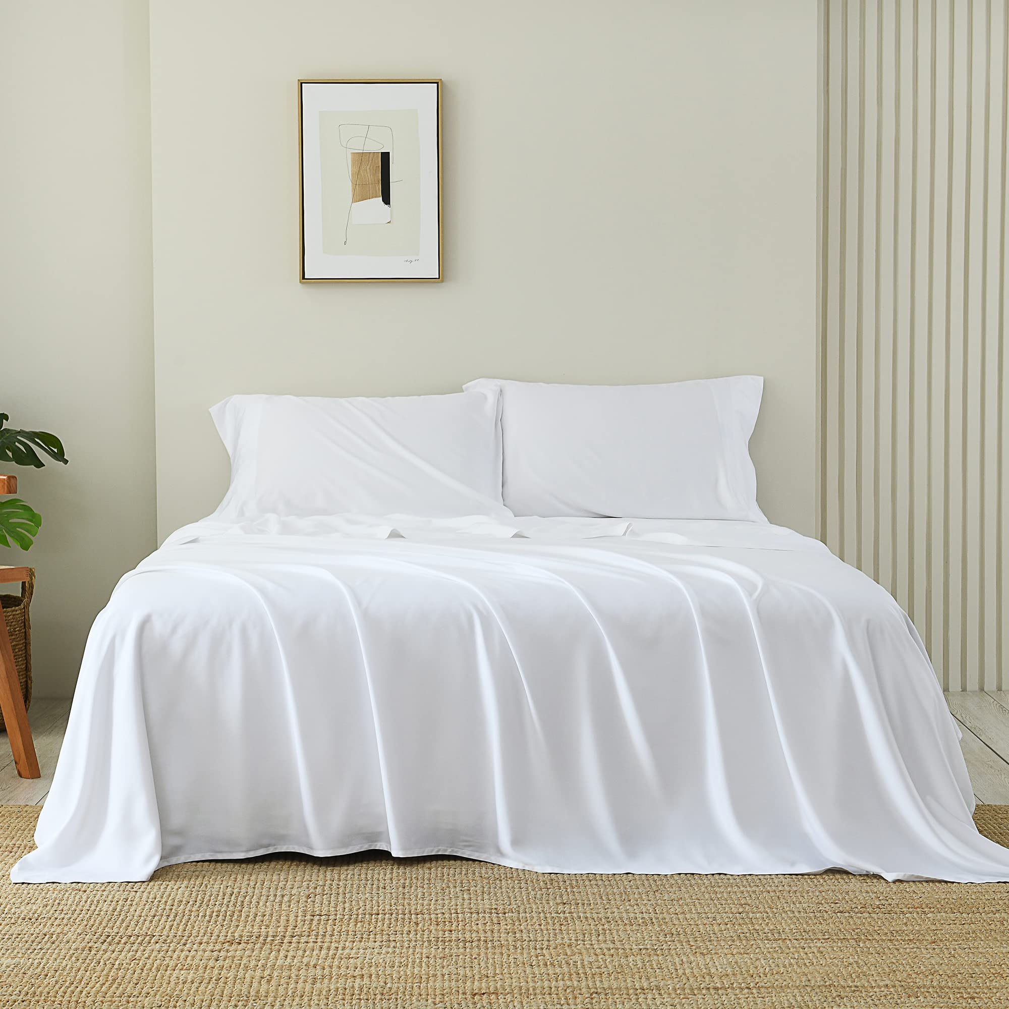 Bamboo Viscose King Size Sheets Set - 16