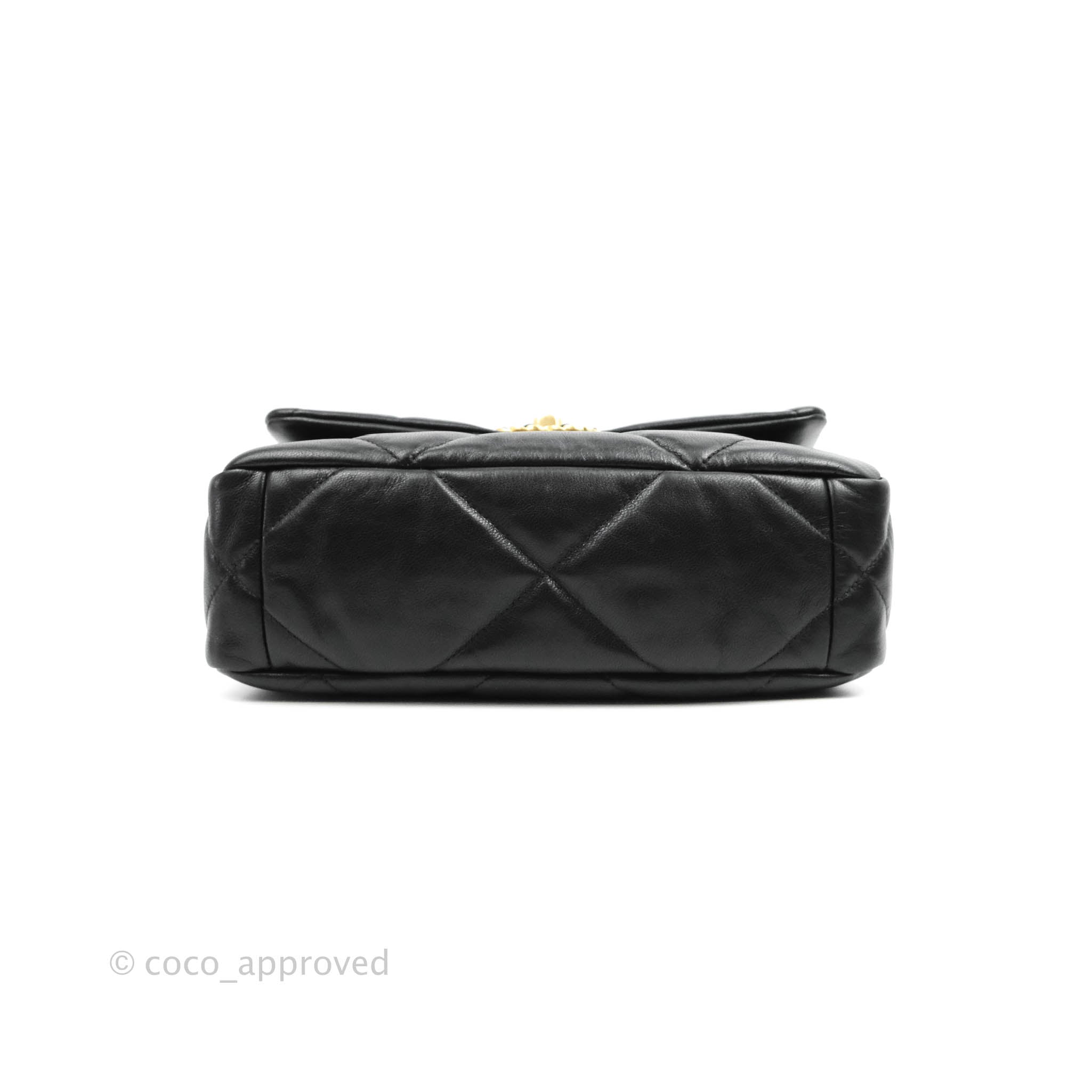 Chanel 19 Small Flap Bag Black Goatskin Mixed Hardware - Luxury Designer Handbag for Women | Perfect for Evening Events, Date Nights & Special Occasions
