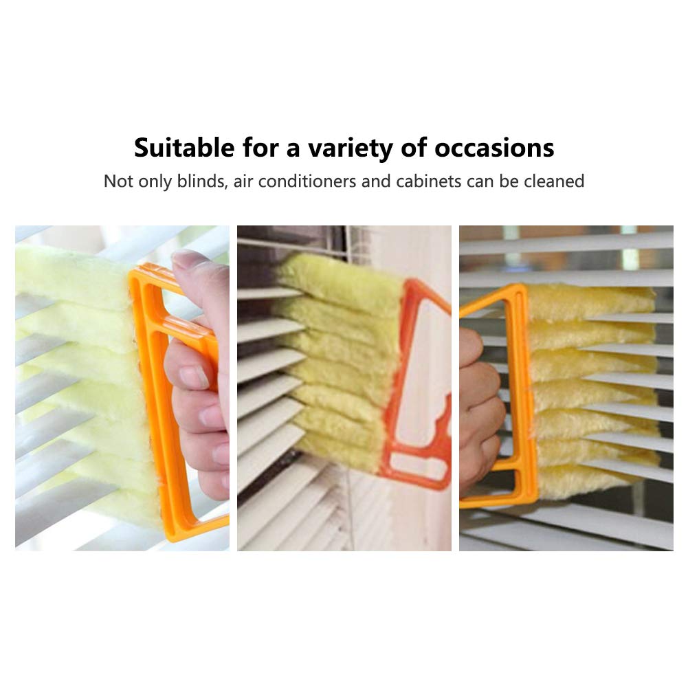 Window Blind Cleaner Duster Brush - Multi-Purpose Cleaning Tool for Blinds, Air Conditioners, and Household Dust - Perfect for Home, Office, and Car Cleaning