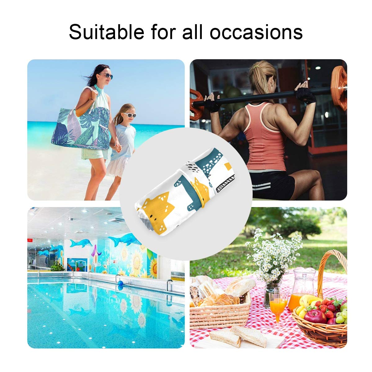 Waterproof Wet Dry Bag for Cloth Diapers & Swimsuits - Reusable Travel Beach Storage Pouch - Ideal for Wet Clothes, Toiletries & Baby Essentials (2 Pack) - Perfect for Daycare, Pool & Gym Use
