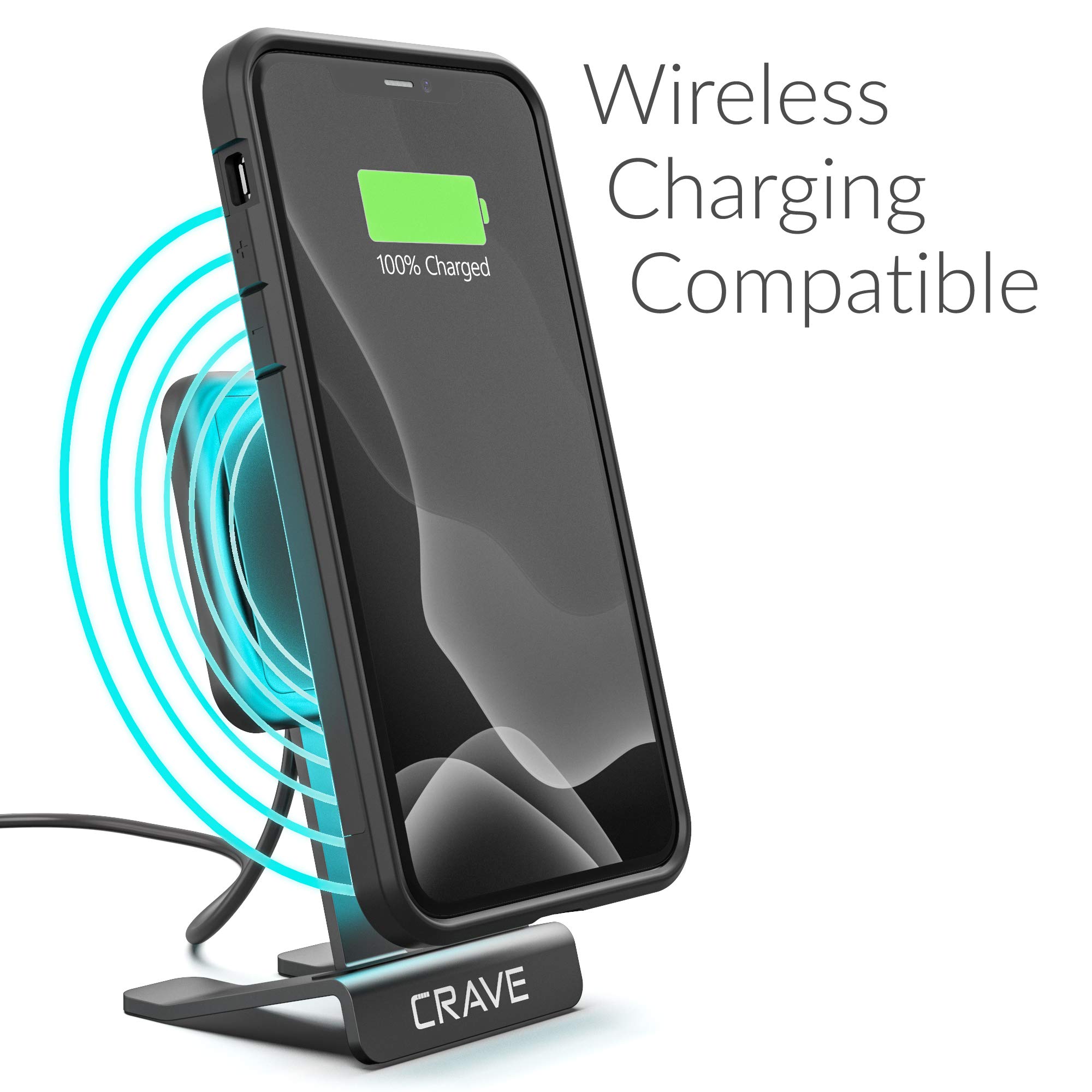 **Crave Heavy-Duty Shockproof Case for iPhone 11 Pro Max (6.5 Inch) - Black | Military-Grade Protection | Slim Fit & Anti-Scratch | Perfect for Outdoor, Travel & Daily Use**