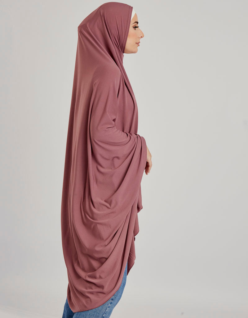 Stylish Jilbab in Beautiful Shades of Purple - Perfect for Muslim Women's Prayer, Modest Fashion & Everyday Wear