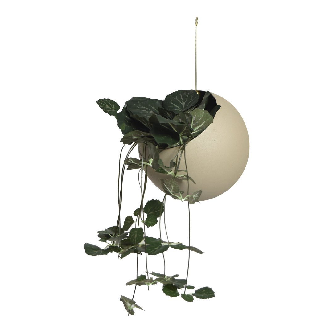 Hanging Globe Flower Pot - Set of 4 Small Decorative Planters for Indoor/Outdoor Plants - Perfect for Balcony, Garden, Patio & Home Decor