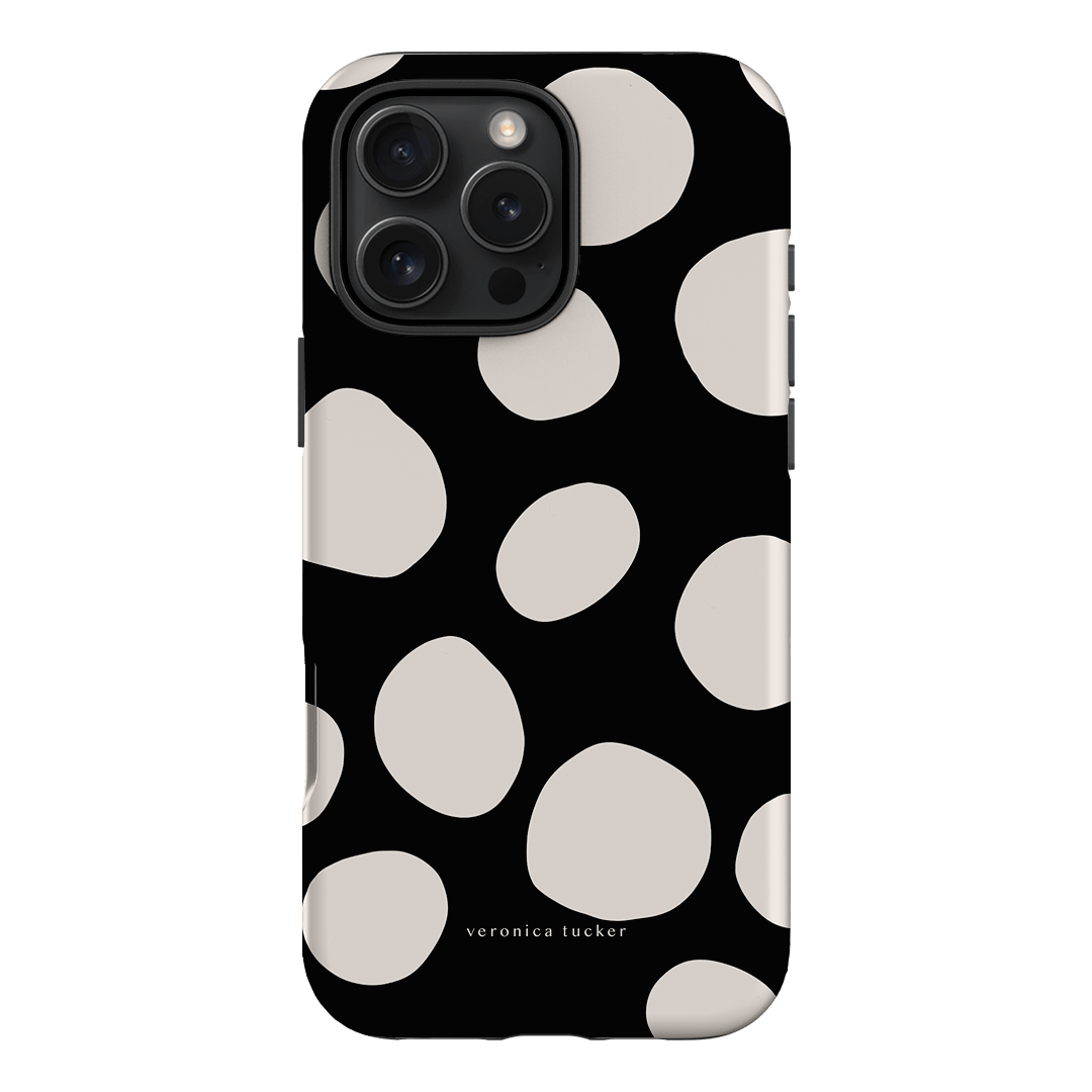 Premium Pebbles Noir Phone Case - Slim Protective Cover for iPhone & Samsung - Perfect for Everyday Use, Travel & Outdoor Activities