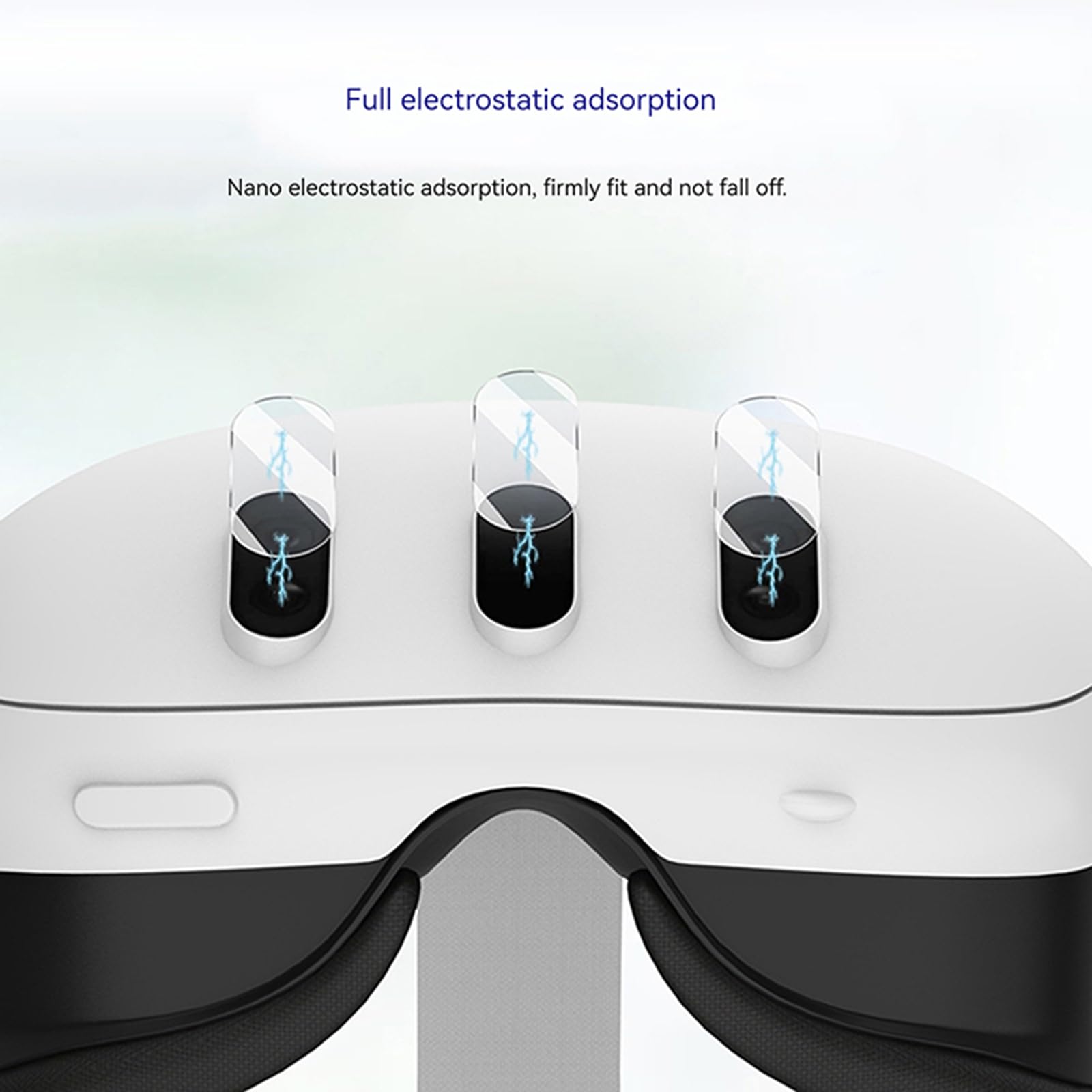 Tempered Glass Screen Protector for Meta Quest 3 VR Headset - HD Clear Lens Cover with Full Protection | Anti-Scratch & Shatterproof for VR Gaming & Immersive Experiences