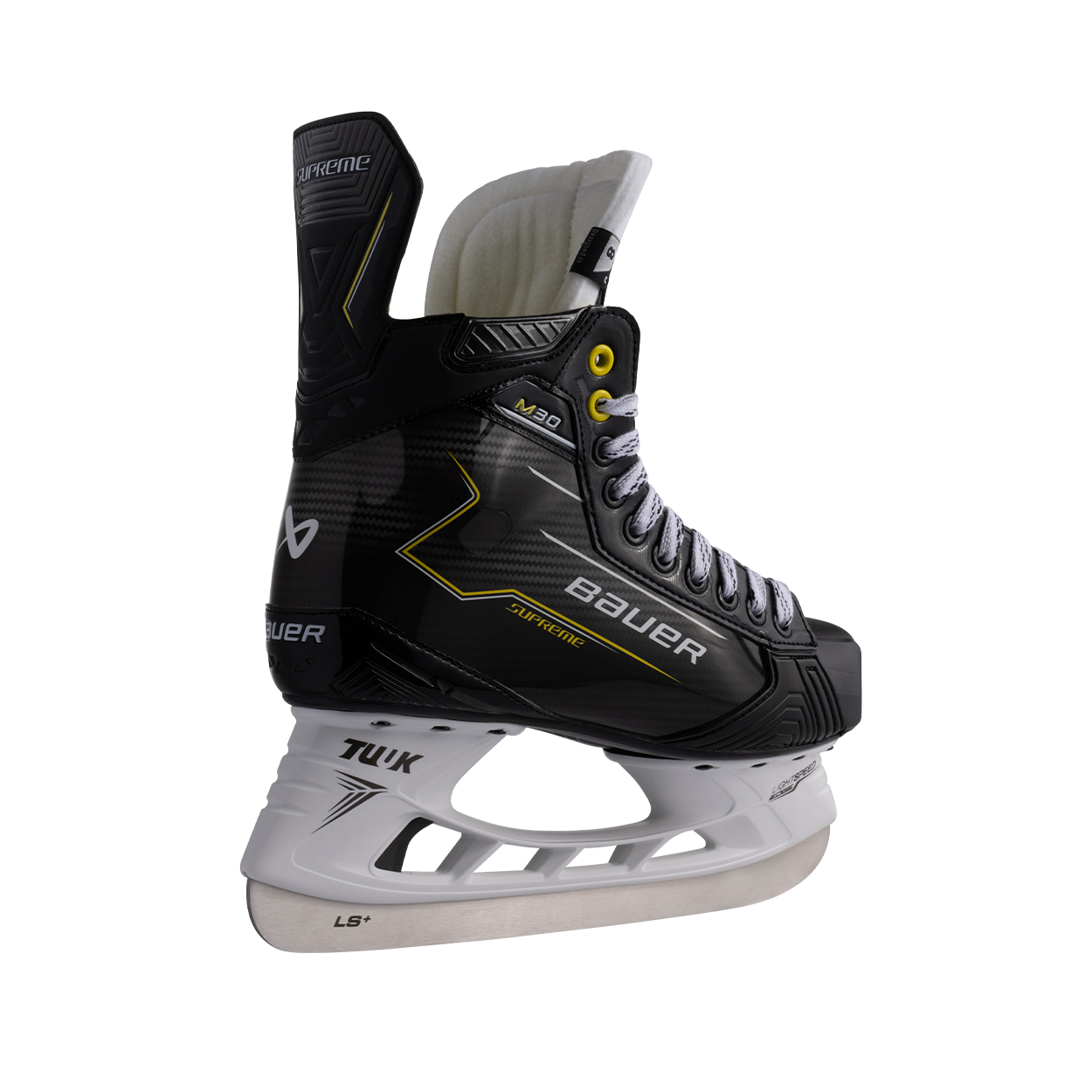 Bauer Supreme M30 Intermediate Ice Hockey Skates - Lightweight & Durable for Youth & Adult Players - Perfect for Training & Competitive Games