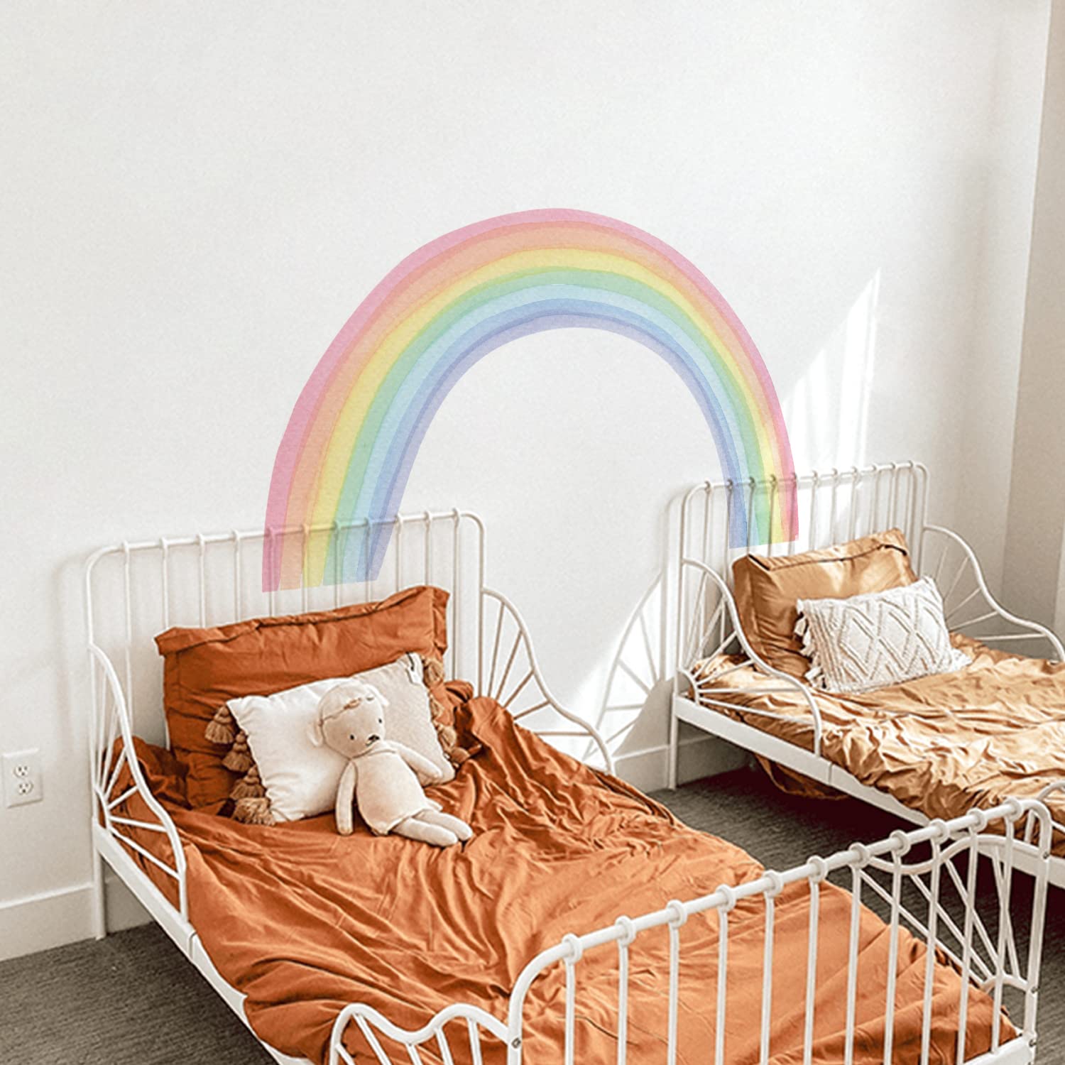 Funlife Large Rainbow Peel & Stick Wall Mural - 56.69