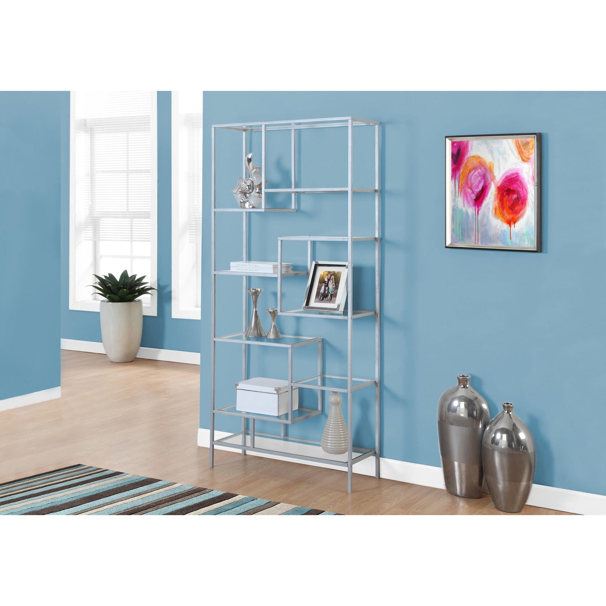 Monarch Bibliotheques Cinq+ I 7158 - Premium Home & Office Bookshelf for Stylish Storage & Organization | Perfect for Living Rooms, Studies & Libraries