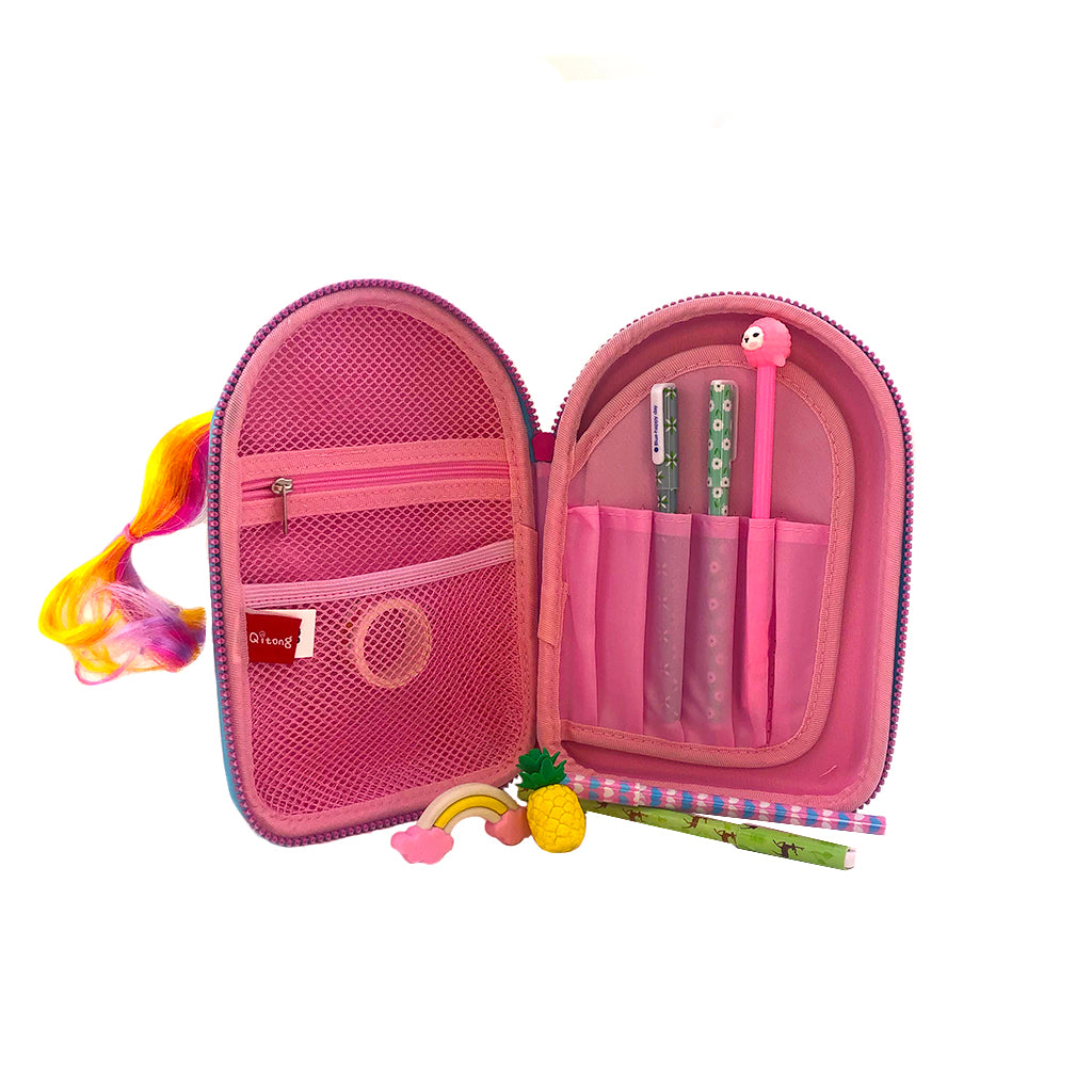 Rockstar Hard Top Pencil Case - Durable School & Office Supplies for Students & Professionals - Perfect for Backpacks, Desks & Travel Organization