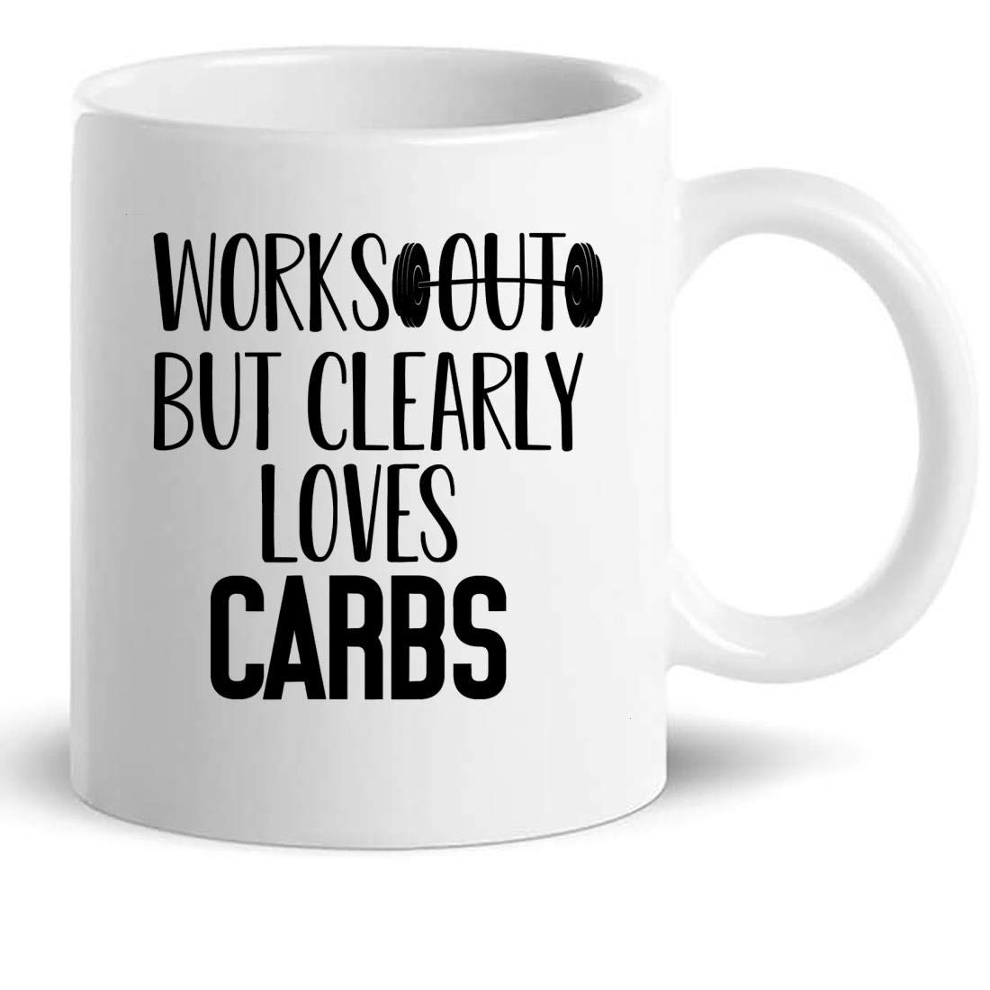 11Oz Ceramic Coffee Mug - Perfect Gym Gift for Fitness Lovers & Workout Enthusiasts | Ideal for Protein Shakes, Post-Workout Drinks & Gym Hydration