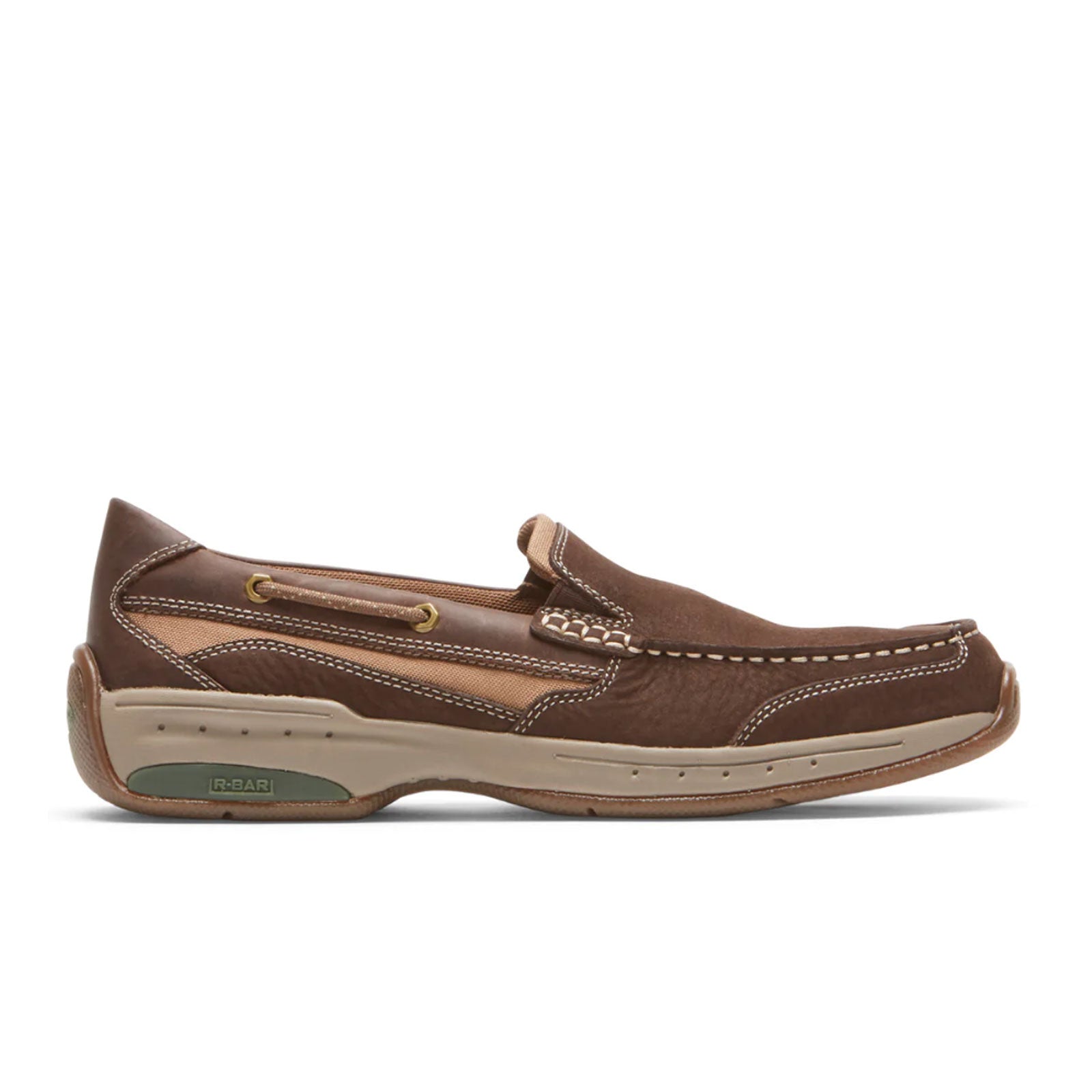 Dunham Captain Venetian Slip-On Loafers for Men - Comfortable Casual Shoes for Work, Office & Travel | Java Brown Leather Slip-On Loafers