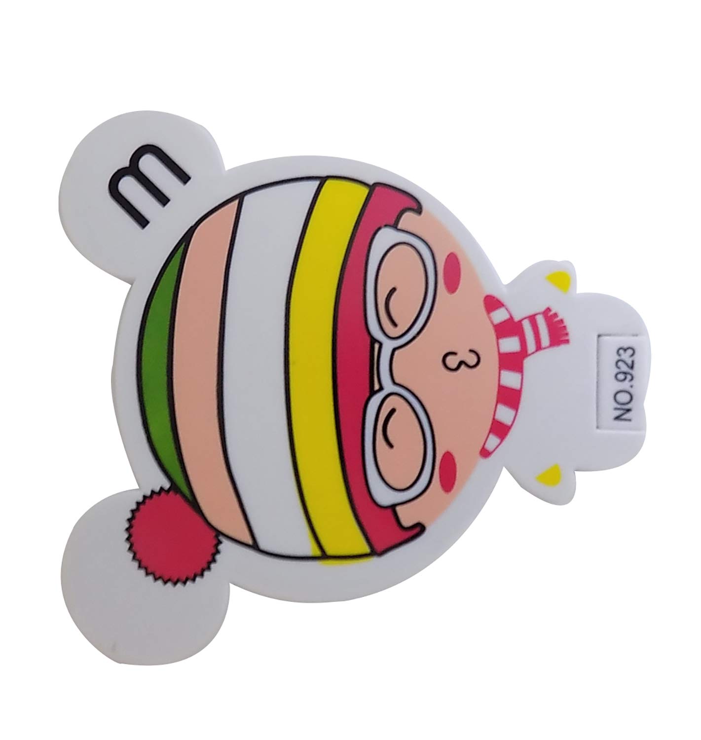 INAAYA Portable Travel Compact Mirror for Kids - Cute Cartoon Design, Lightweight 20g, Pack of 1 - Perfect for School, Travel & Makeup Practice